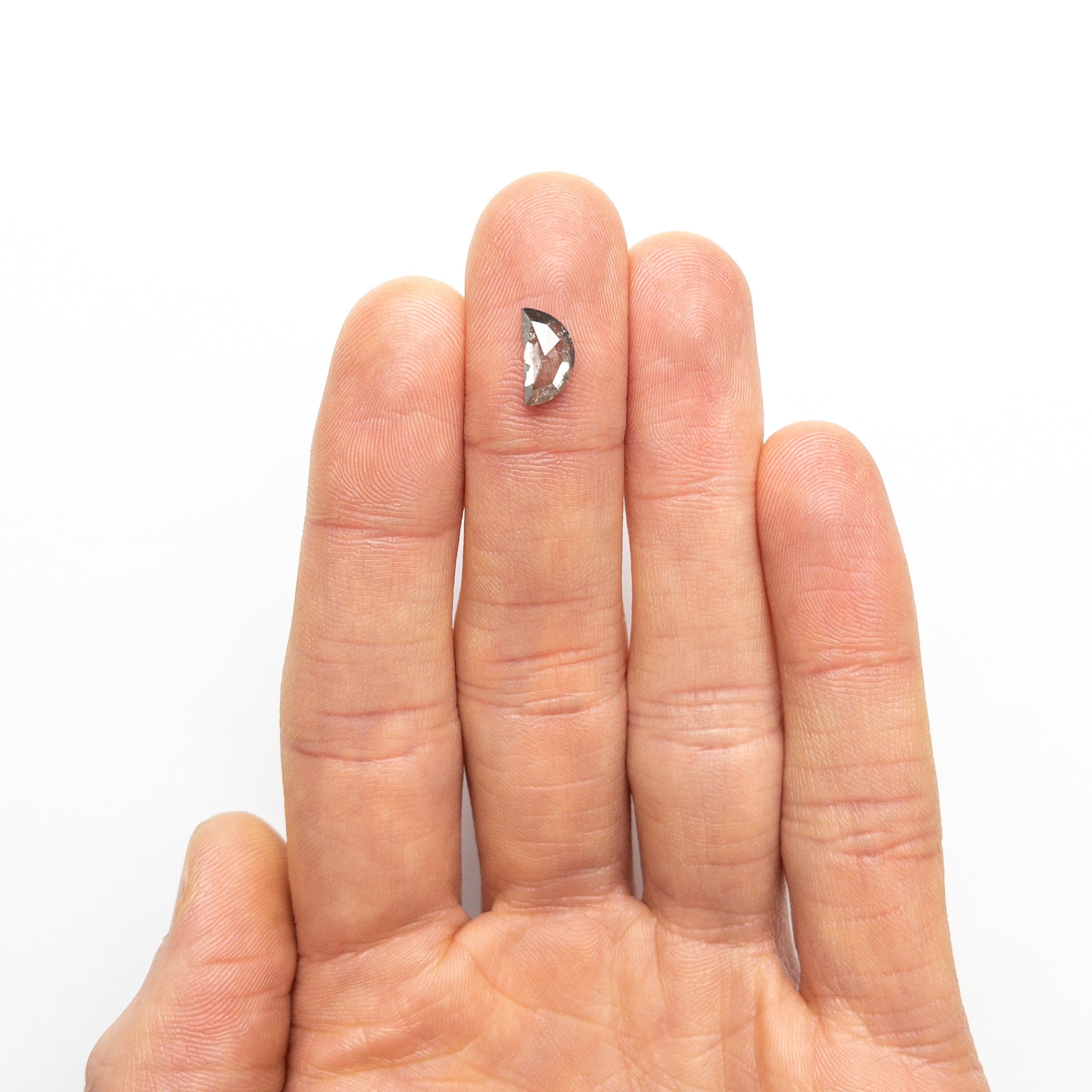 1.56ct 9.97x5.33x3.33mm Half Moon Rosecut 25450-04-Staghead Designs