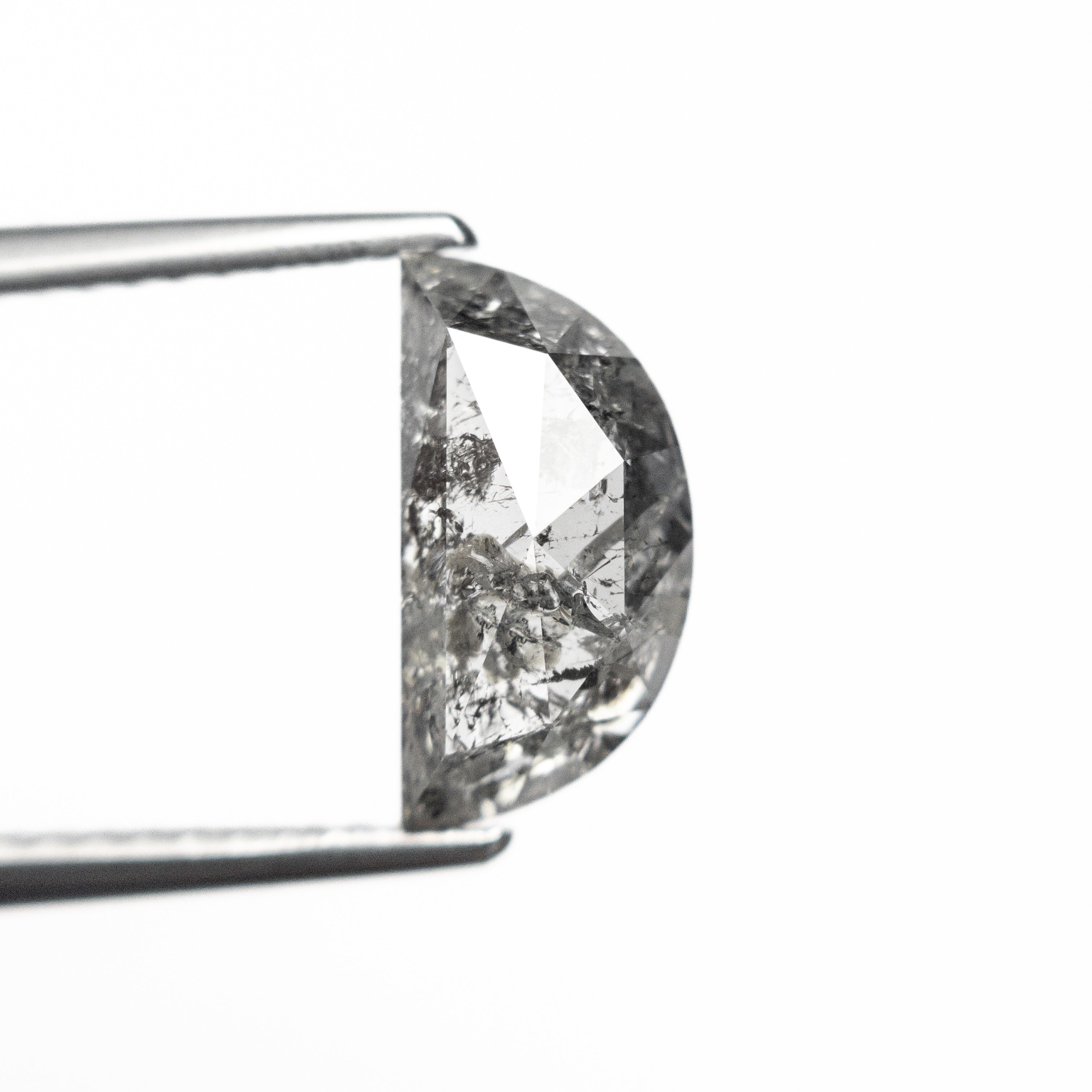 1.87ct 10.44x5.37x3.55mm Half Moon Rosecut 25456-01-Staghead Designs