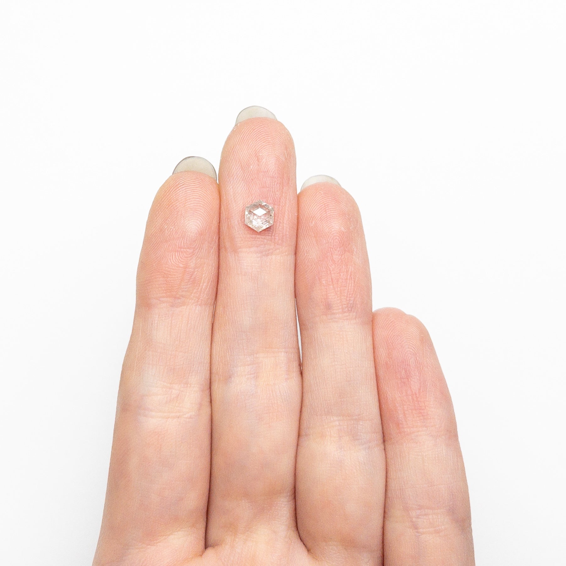 0.57ct 5.52x4.75x2.58mm Hexagon Rosecut 25457-17-Staghead Designs