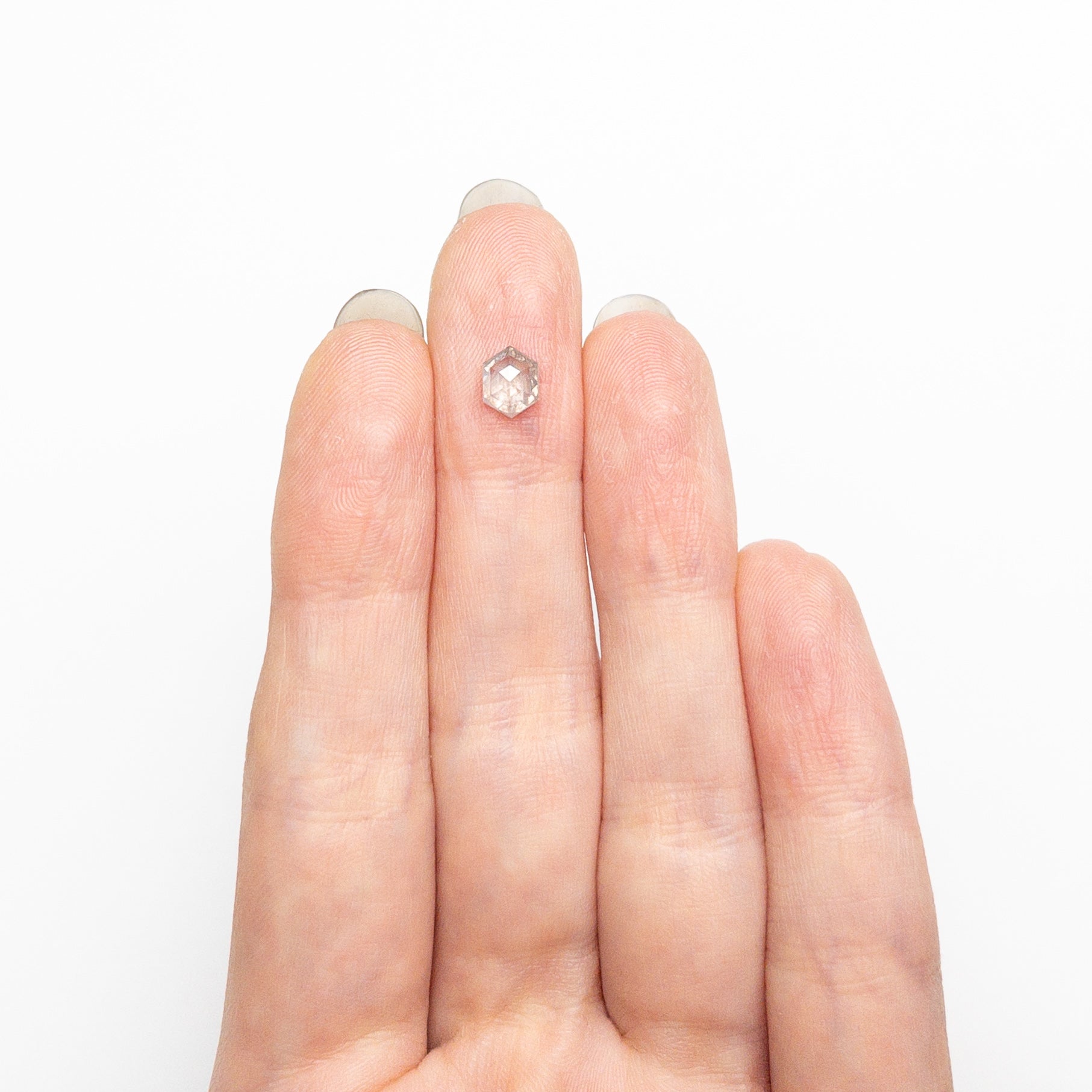 0.71ct 6.20x4.76x2.77mm Hexagon Step Cut 25457-18-Staghead Designs