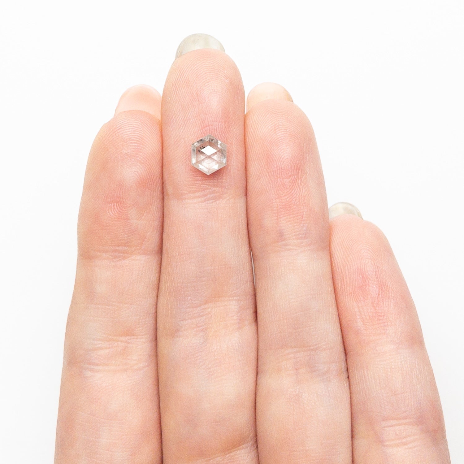 0.93ct 6.43x5.53x3.14mm Hexagon Rosecut 25457-29-Staghead Designs
