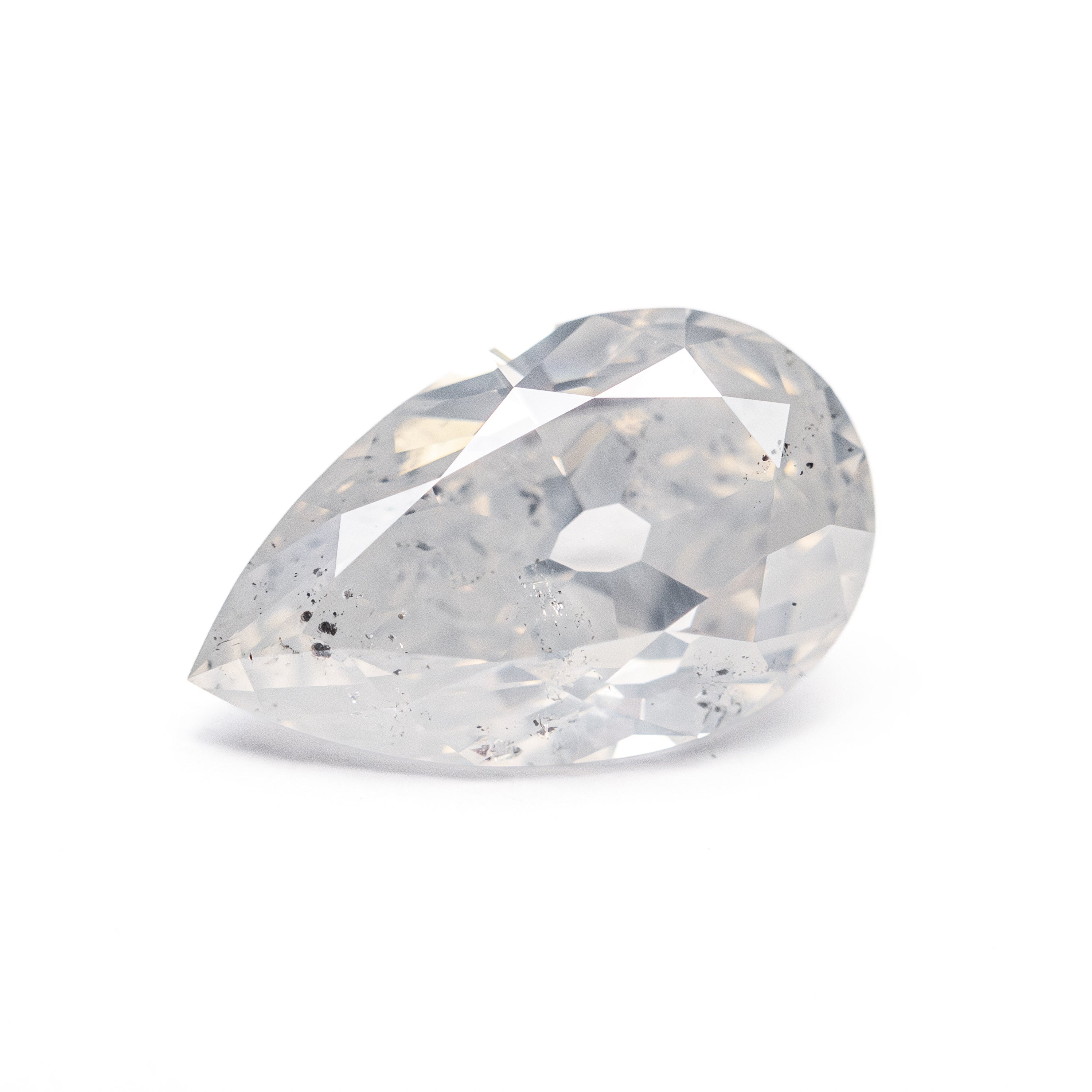 2.03ct 10.82x6.63x4.14mm Fancy White Modern Antique Pear Brilliant 25475-01-Staghead Designs