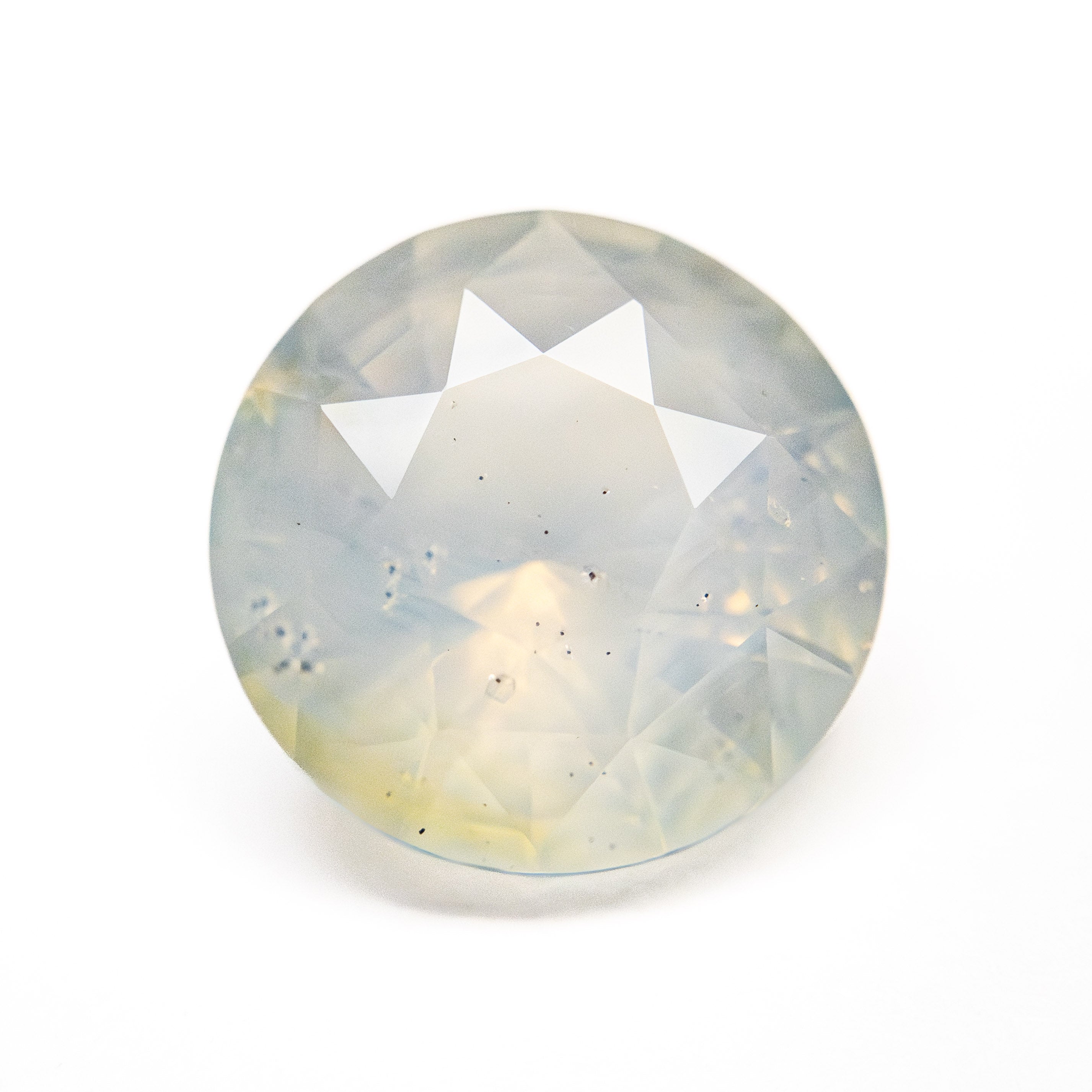 5.10ct 10.08x10.07x6.24mm Round Brilliant Sapphire 25541-01-Staghead Designs