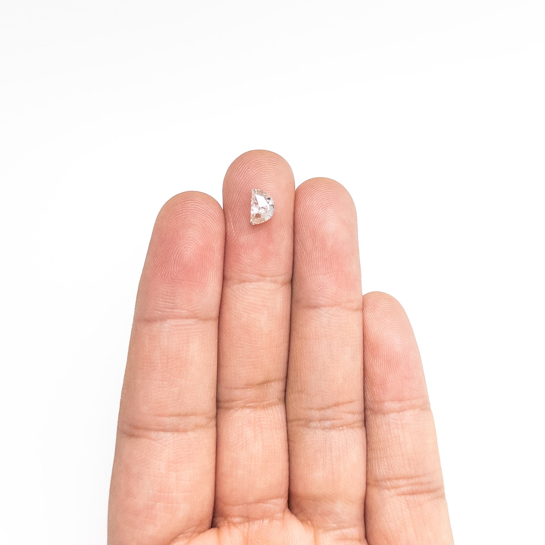 1.00ct 7.17x4.58x3.38mm Half Moon Rosecut 🇨🇦 25647-01-Staghead Designs