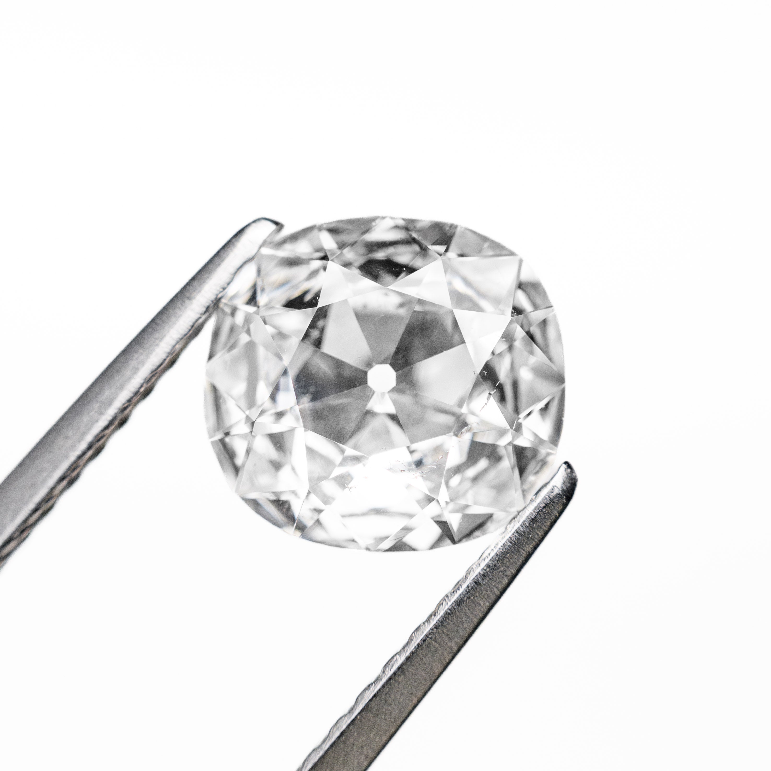 1.50ct 7.73x7.19x3.67mm GIA SI1 D Modern Antique Old Mine Cut 25706-01-Staghead Designs