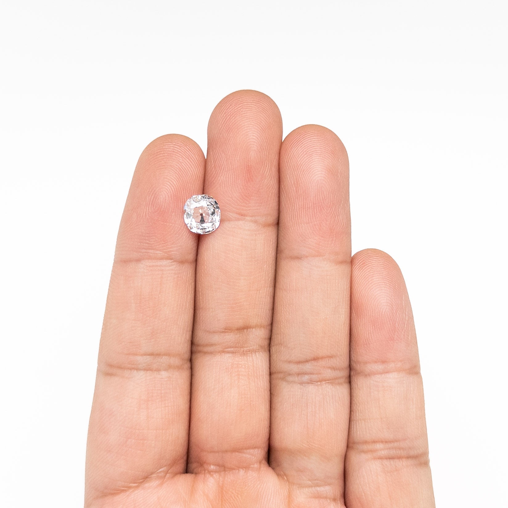 1.50ct 7.73x7.19x3.67mm GIA SI1 D Modern Antique Old Mine Cut 25706-01-Staghead Designs