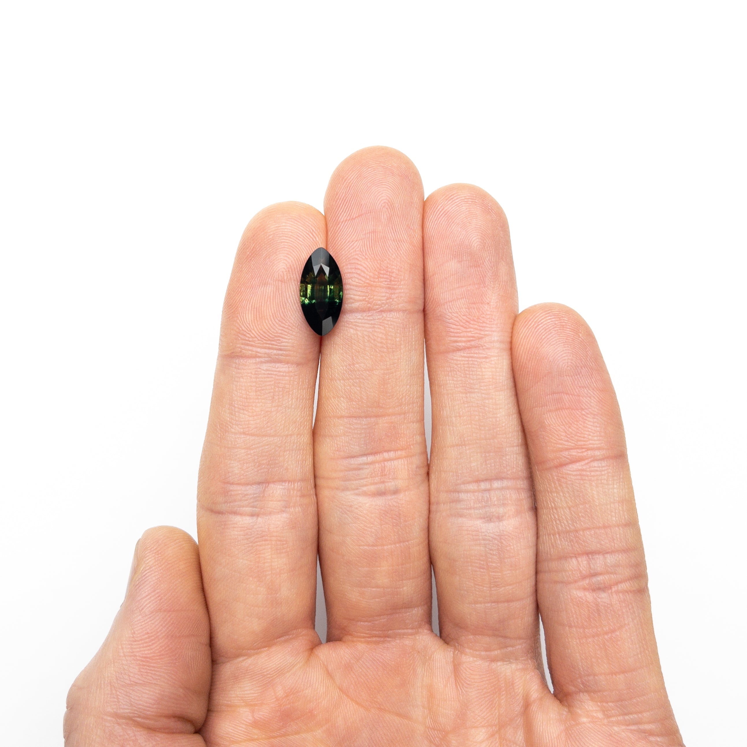 3.35ct 14.12x6.94x4.48mm Marquise Brilliant Sapphire 25731-01-Staghead Designs