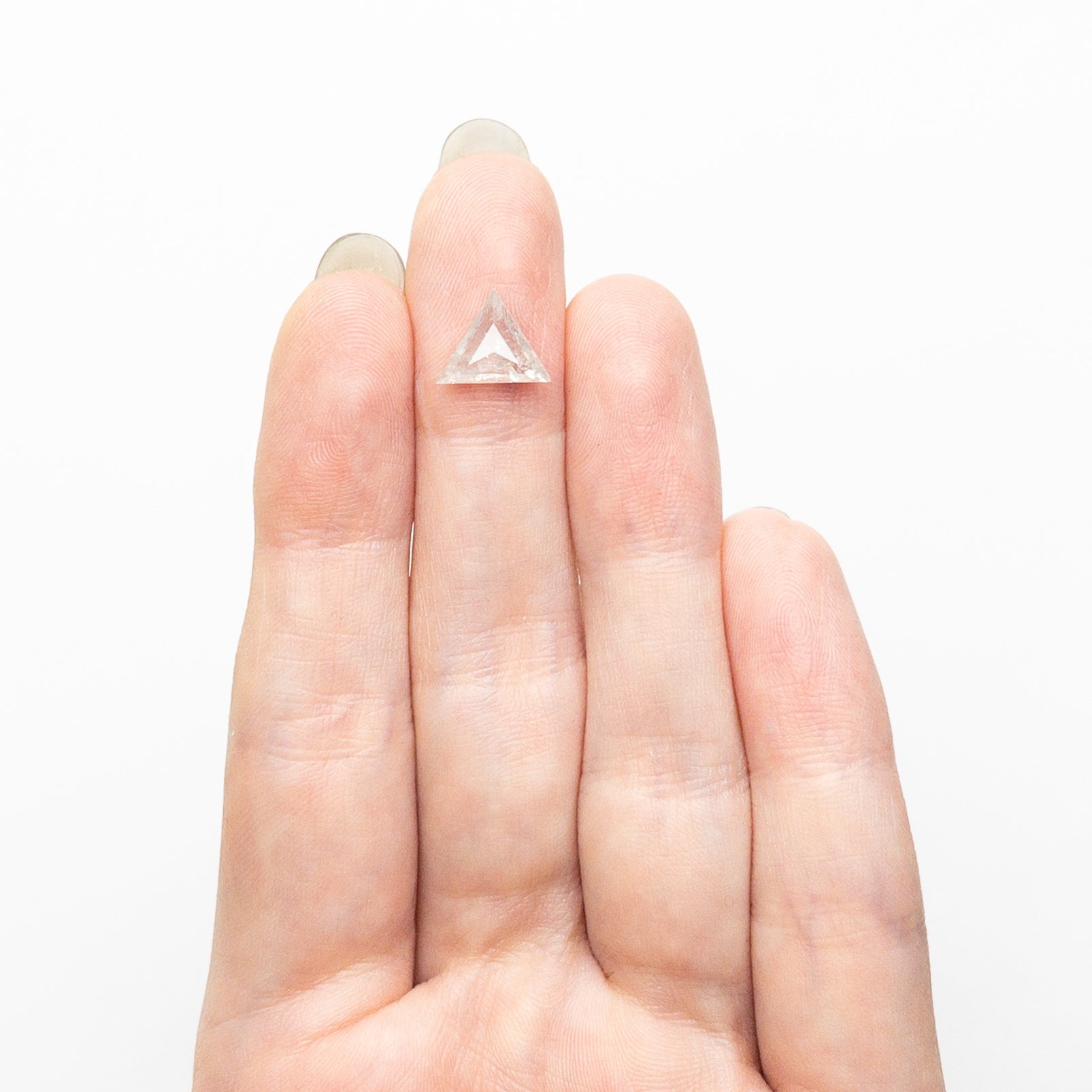 1.23ct 8.49x9.22x2.74mm Triangle Rosecut 25807-31-Staghead Designs