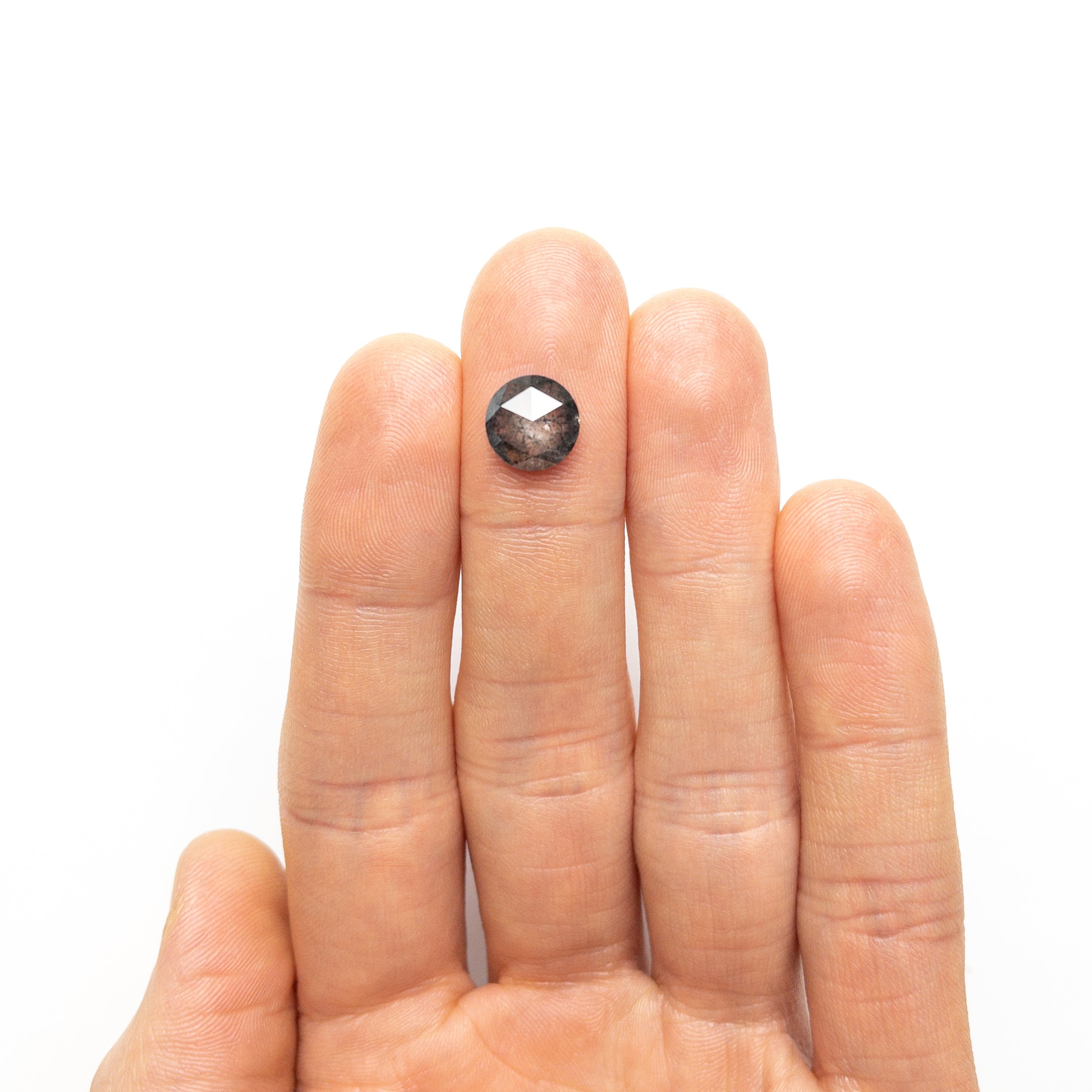 2.80ct 9.32x9.22x3.85mm Round Rosecut 25809-01-Staghead Designs