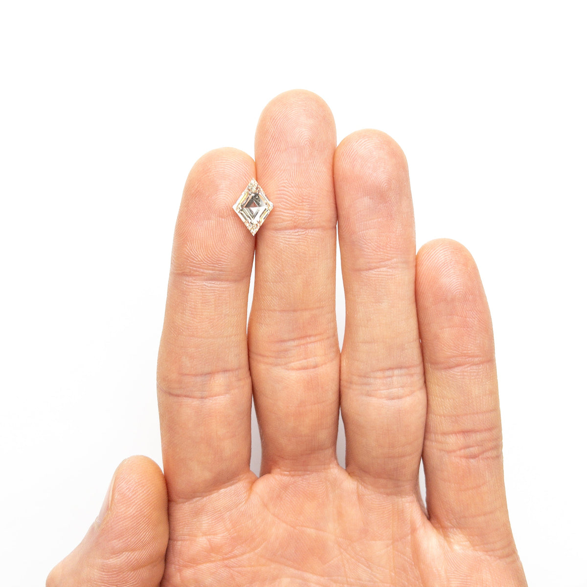 2.12ct 11.62x8.29x4.22mm GIA SI2 N Lozenge Step Cut 25913-01-Staghead Designs