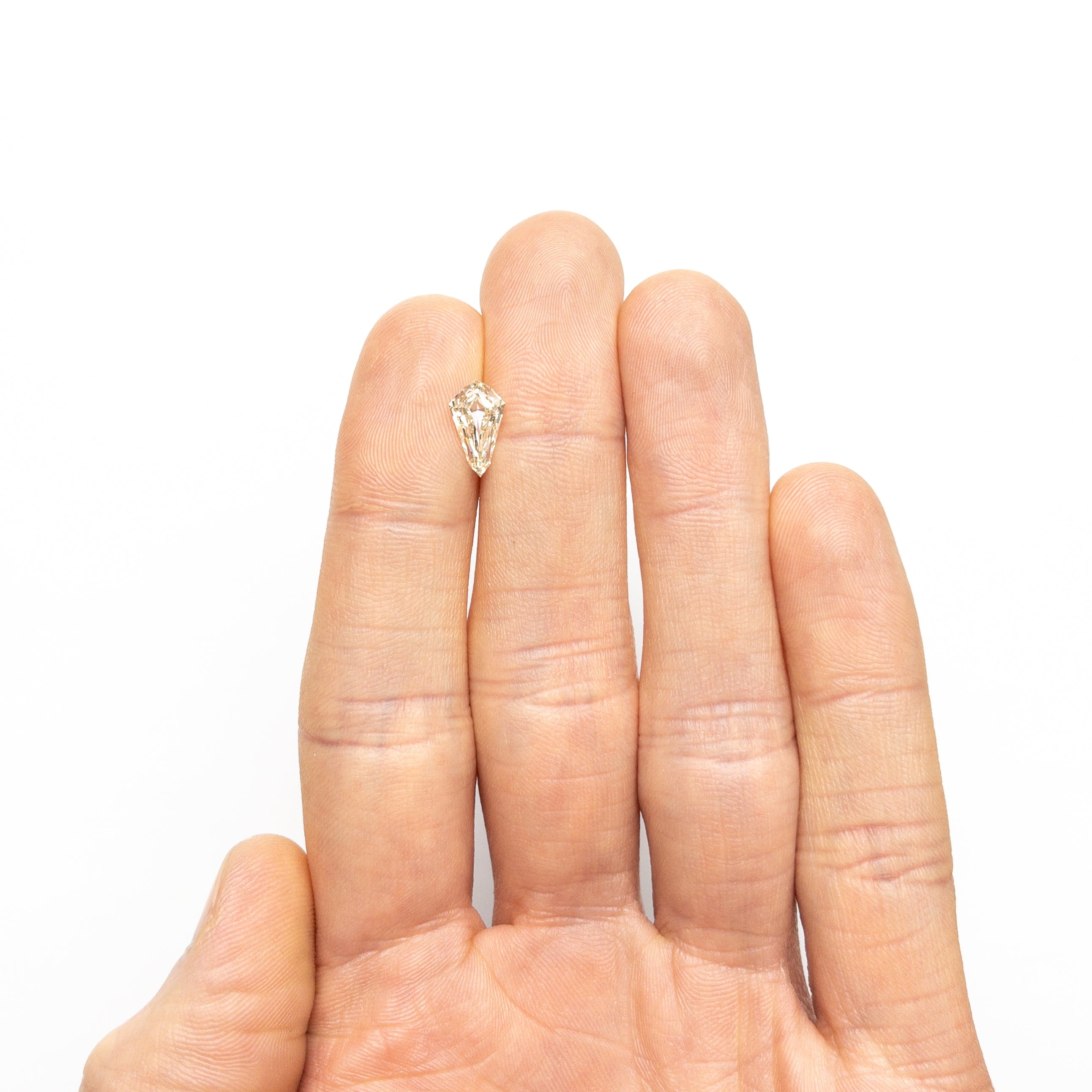 1.56ct 10.87x6.23x3.66mm VVS2 O-P Shield Step Cut 25958-01-Staghead Designs