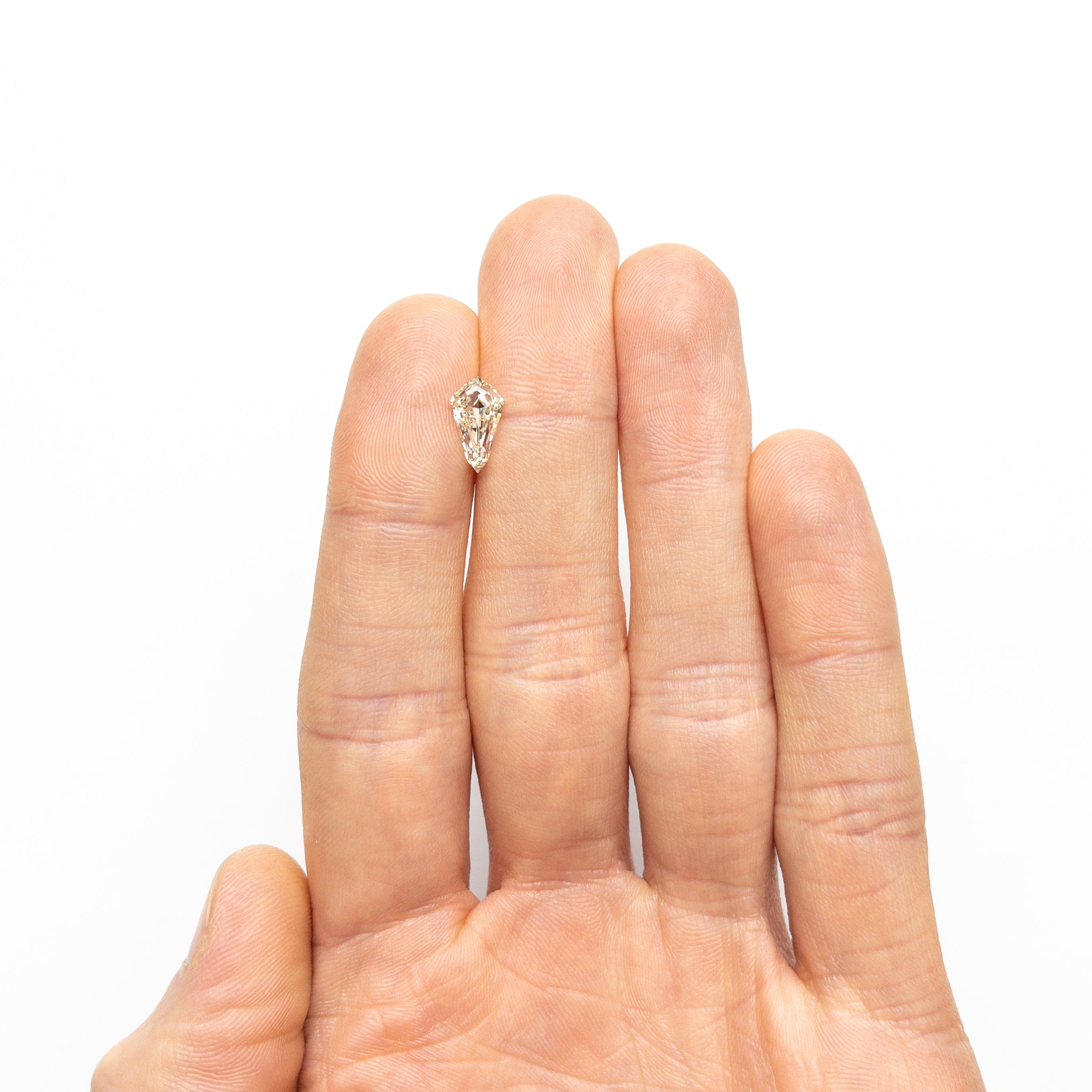 1.51ct 10.90x6.18x3.57mm VVS1 M-N Shield Step Cut 25958-02-Staghead Designs