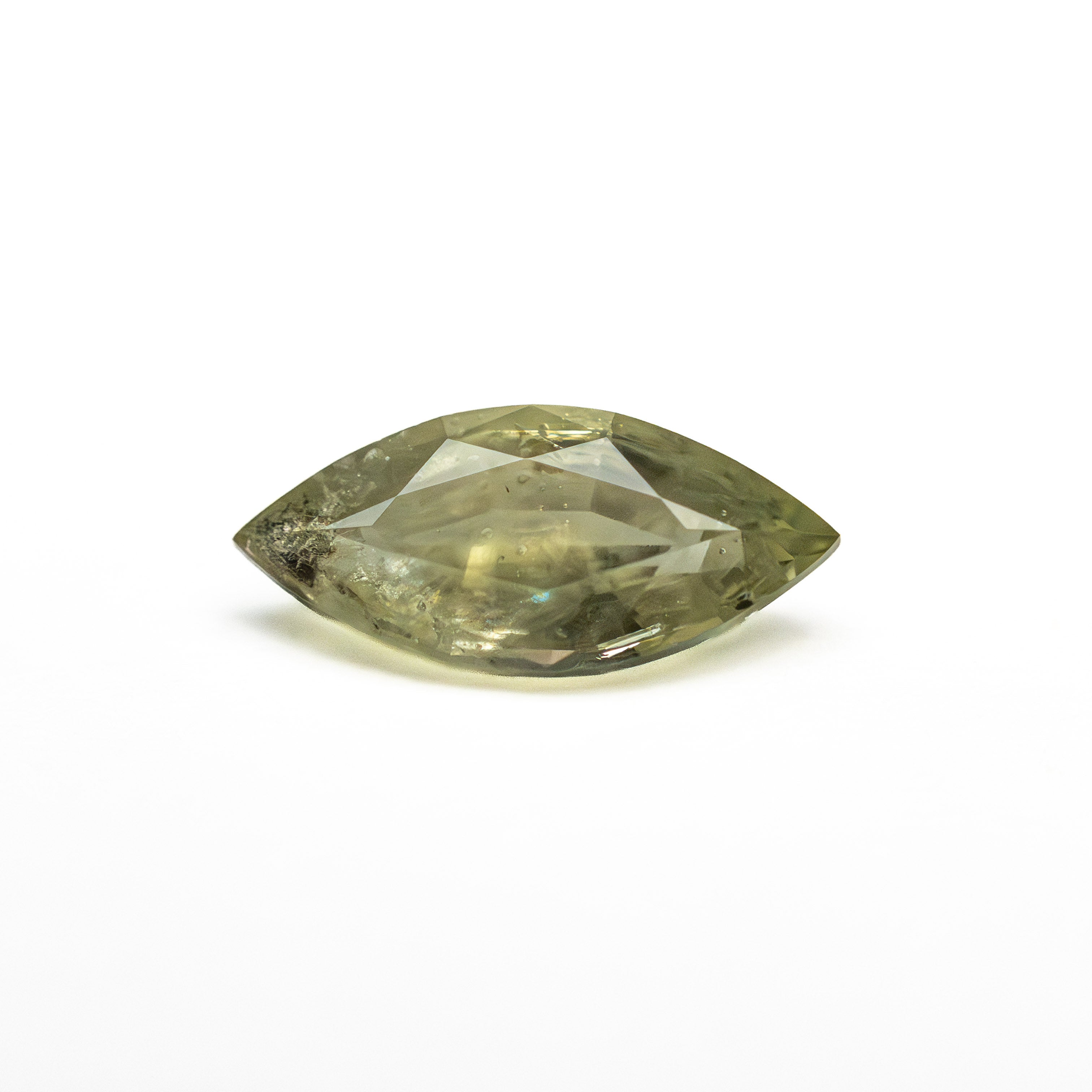 0.76ct 9.00x4.09x2.76mm Marquise Brilliant Sapphire 26131-12-Staghead Designs