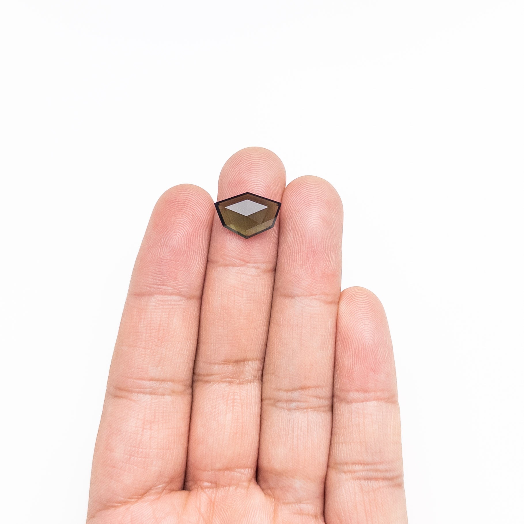 3.67ct 14.76x10.08x 2.70mm Shield Rosecut Sapphire 26327-07-Staghead Designs