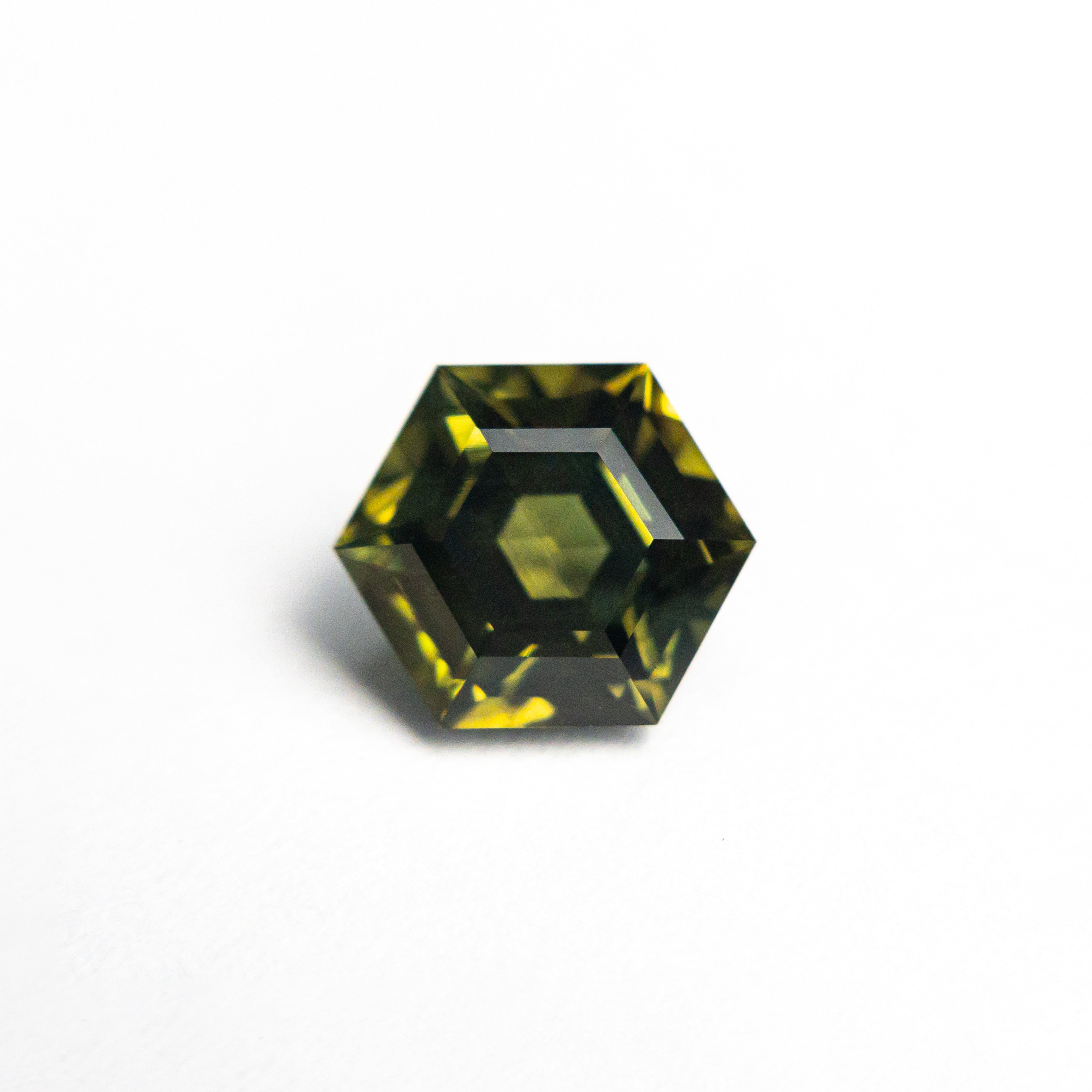 1.80ct 7.73x6.67x4.60mm Hexagon Step Cut Sapphire 26334-01-Staghead Designs