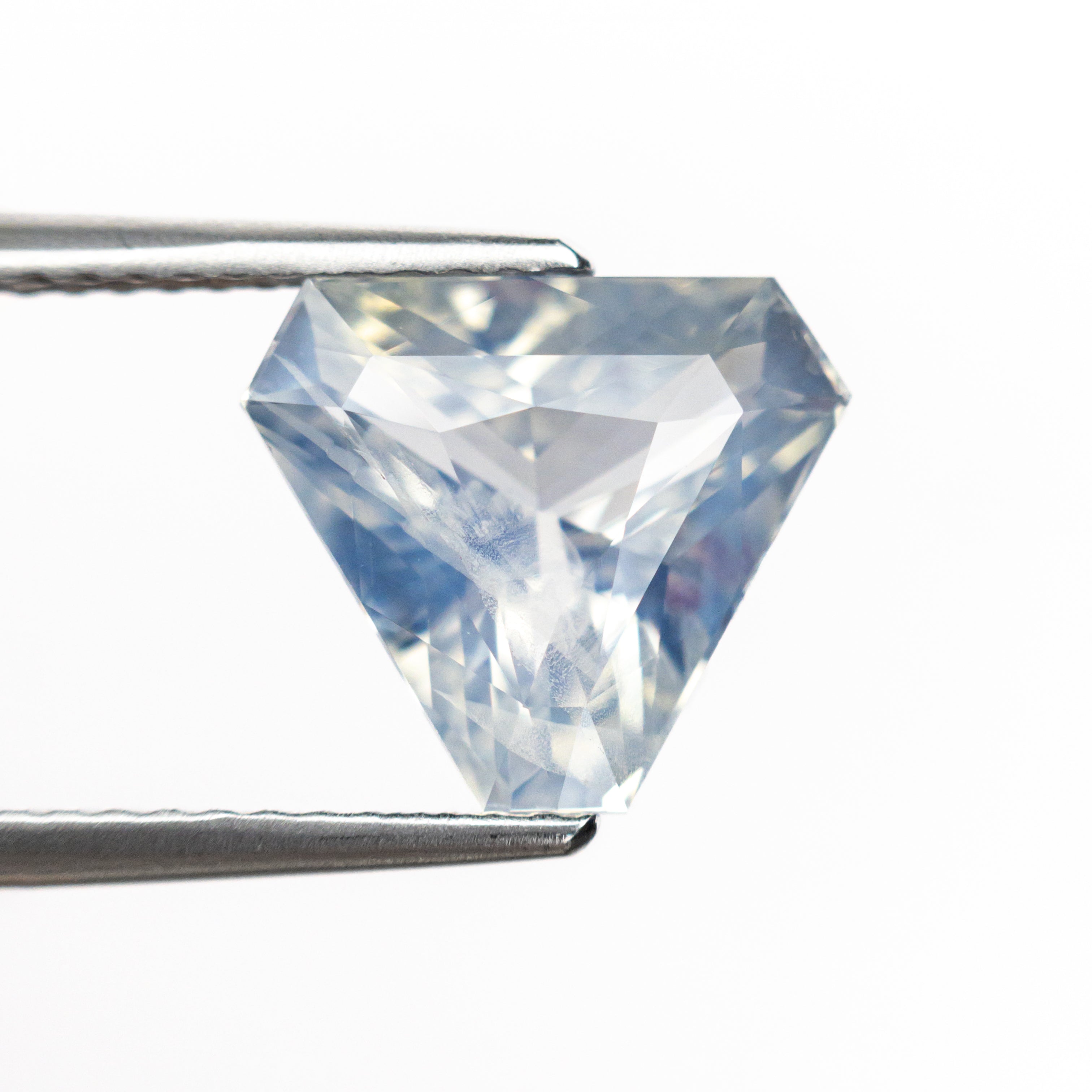 3.53ct 9.46x10.81x5.05mm Cut Corner Triangle Brilliant Sapphire 26387-01-Staghead Designs