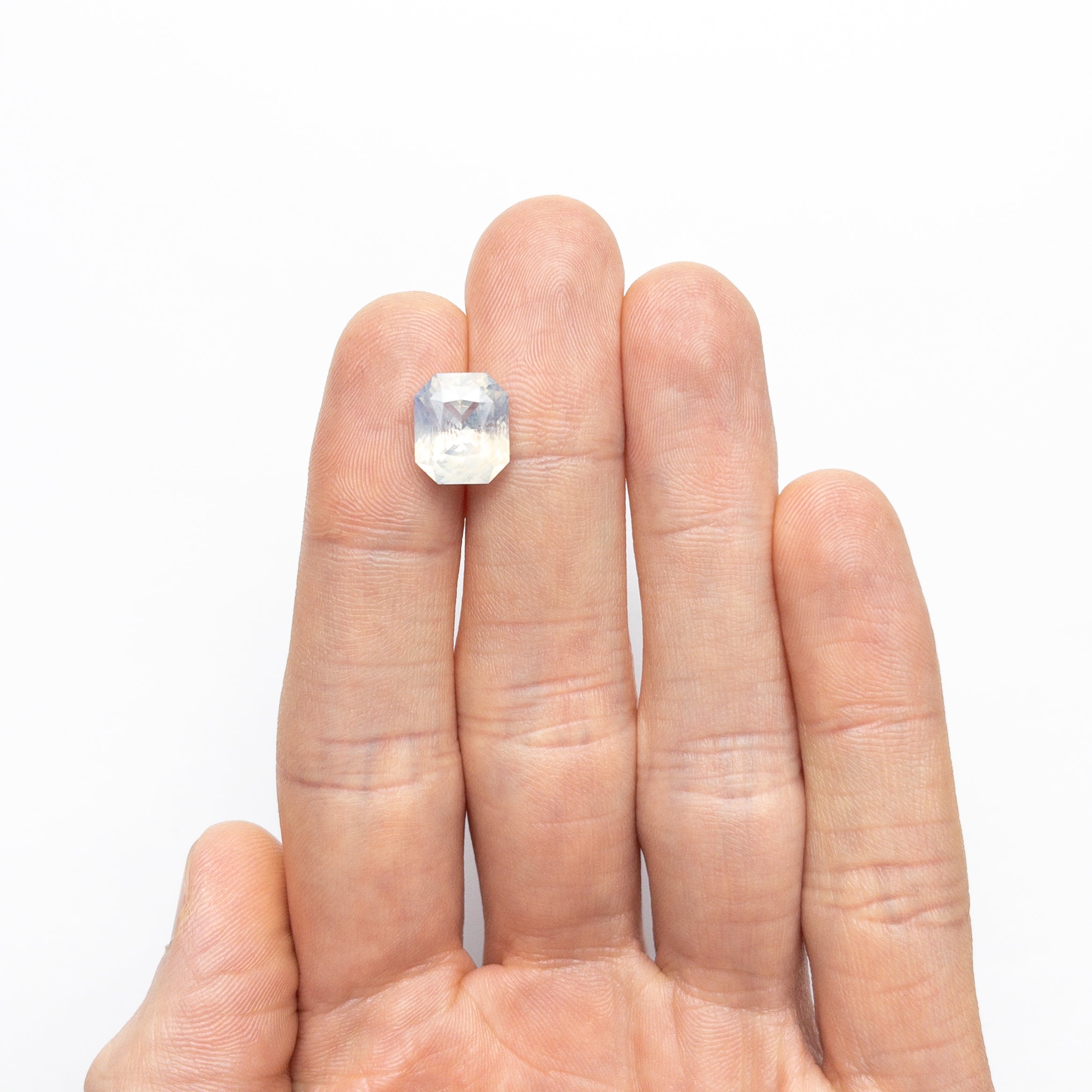 6.50ct 11.04x9.49x6.57mm Cut Corner Rectangle Brilliant Sapphire 26390-01-Staghead Designs