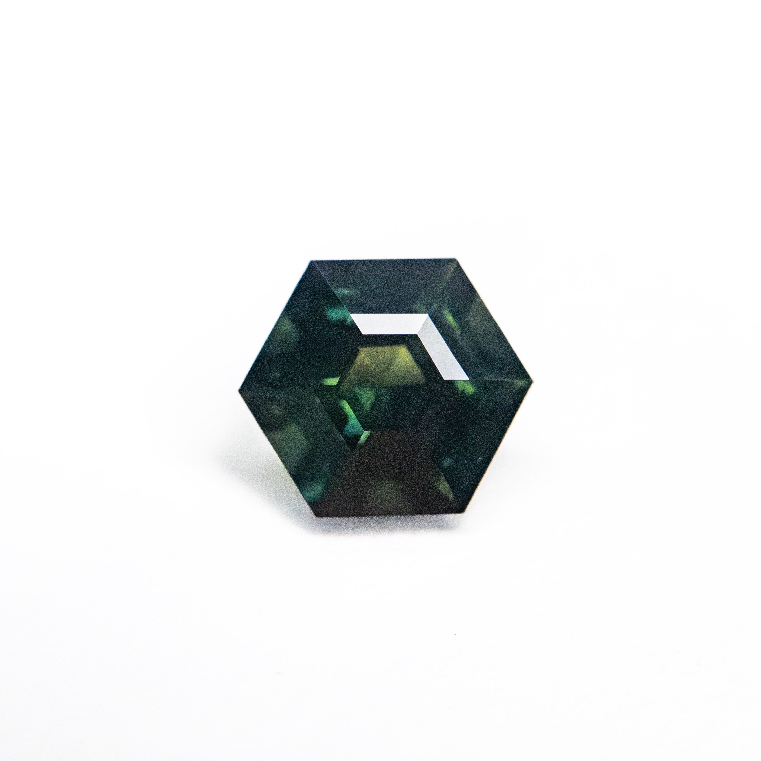 1.04ct 6.60x5.72x3.83mm Hexagon Step Cut Sapphire 26509-01-Staghead Designs