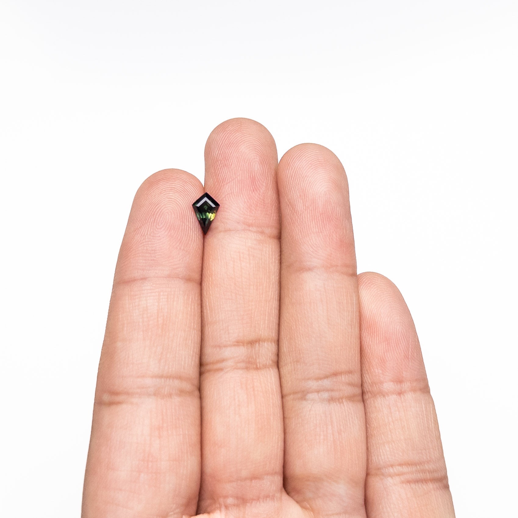 0.91ct 8.39x5.40x3.77mm Kite Step Cut Sapphire 26516-05-Staghead Designs