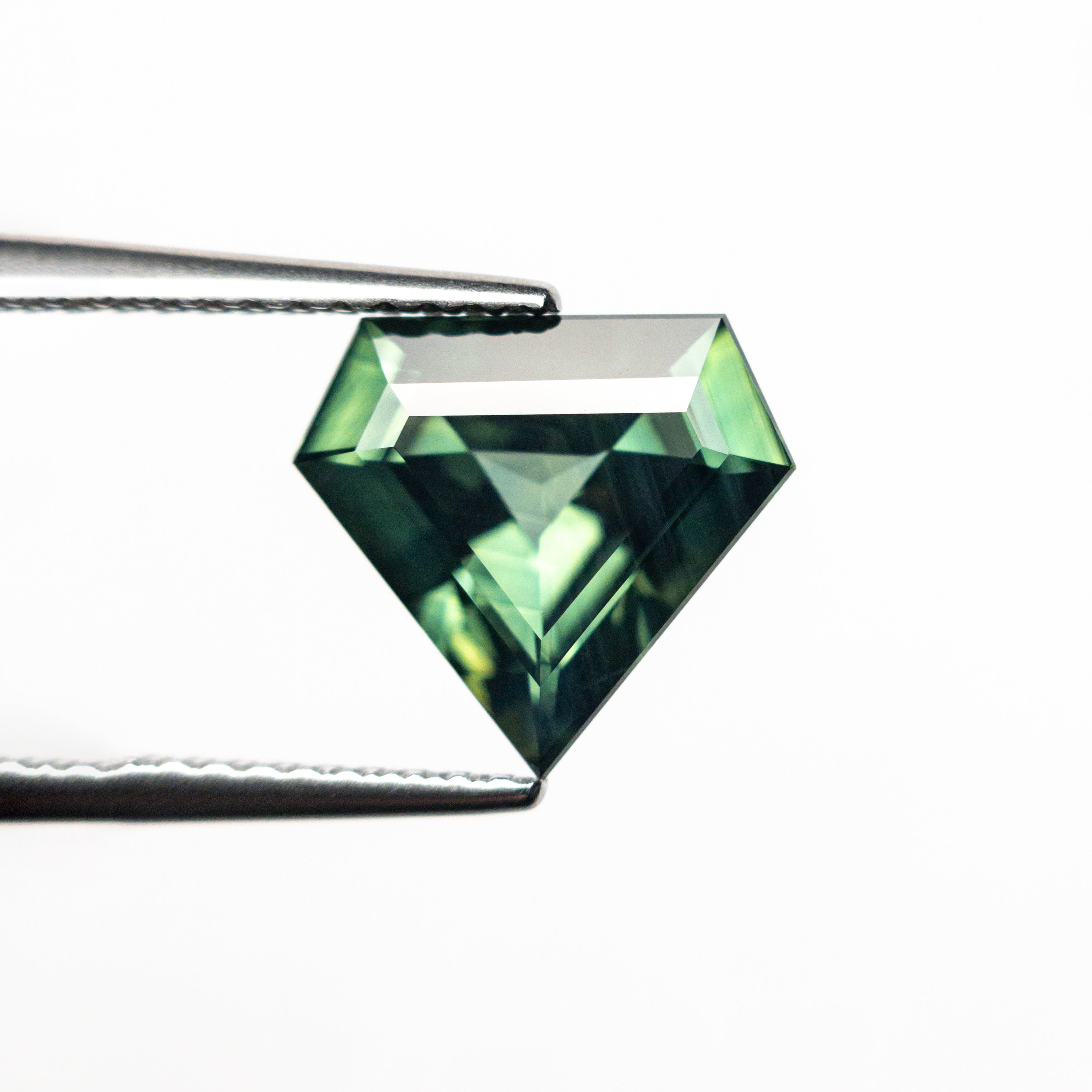 2.20ct 10.01x9.26x3.98mm Shield Step Cut Sapphire 26523-01-Staghead Designs