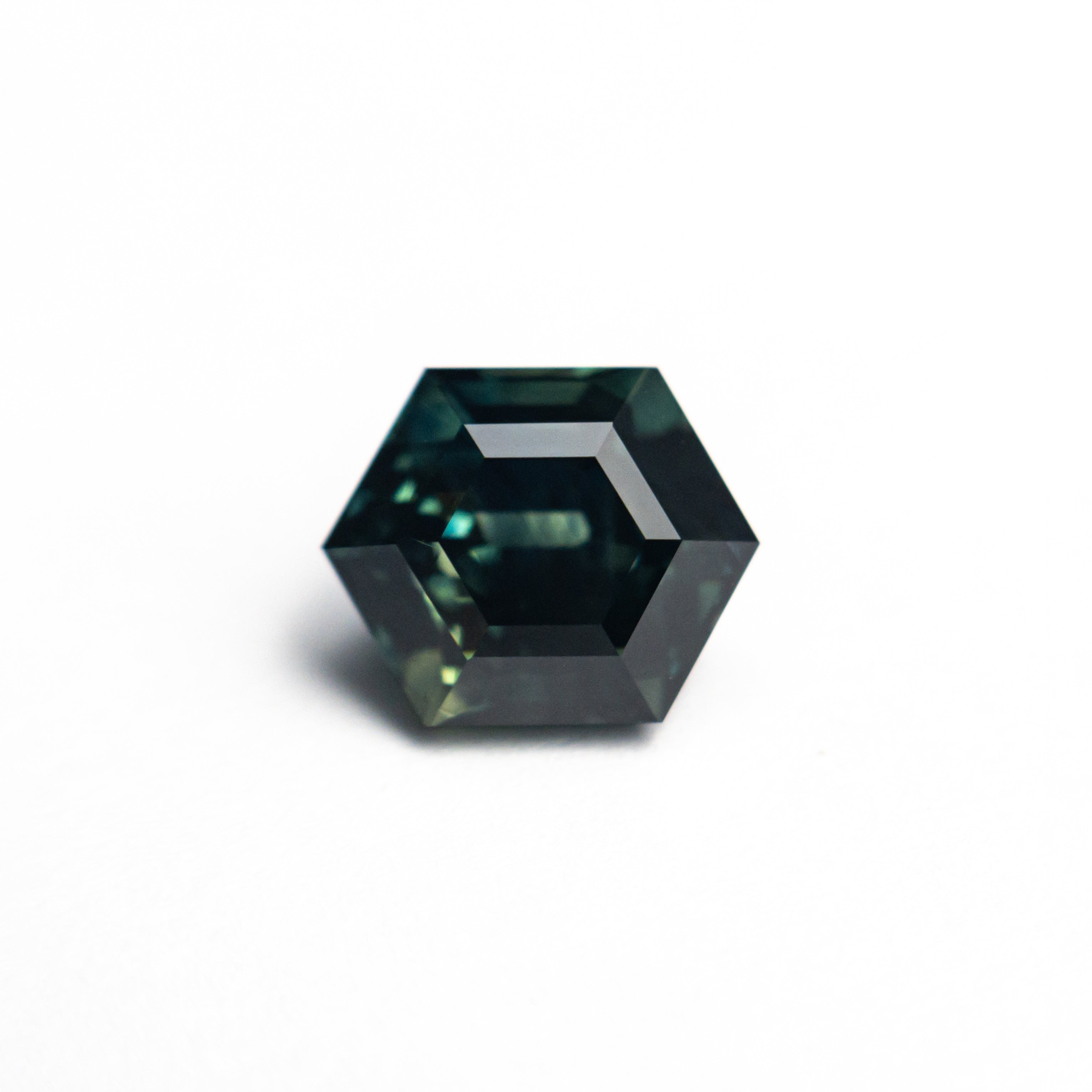 2.00ct 7.75x6.32x5.11mm Hexagon Step Cut Sapphire 26729-01-Staghead Designs
