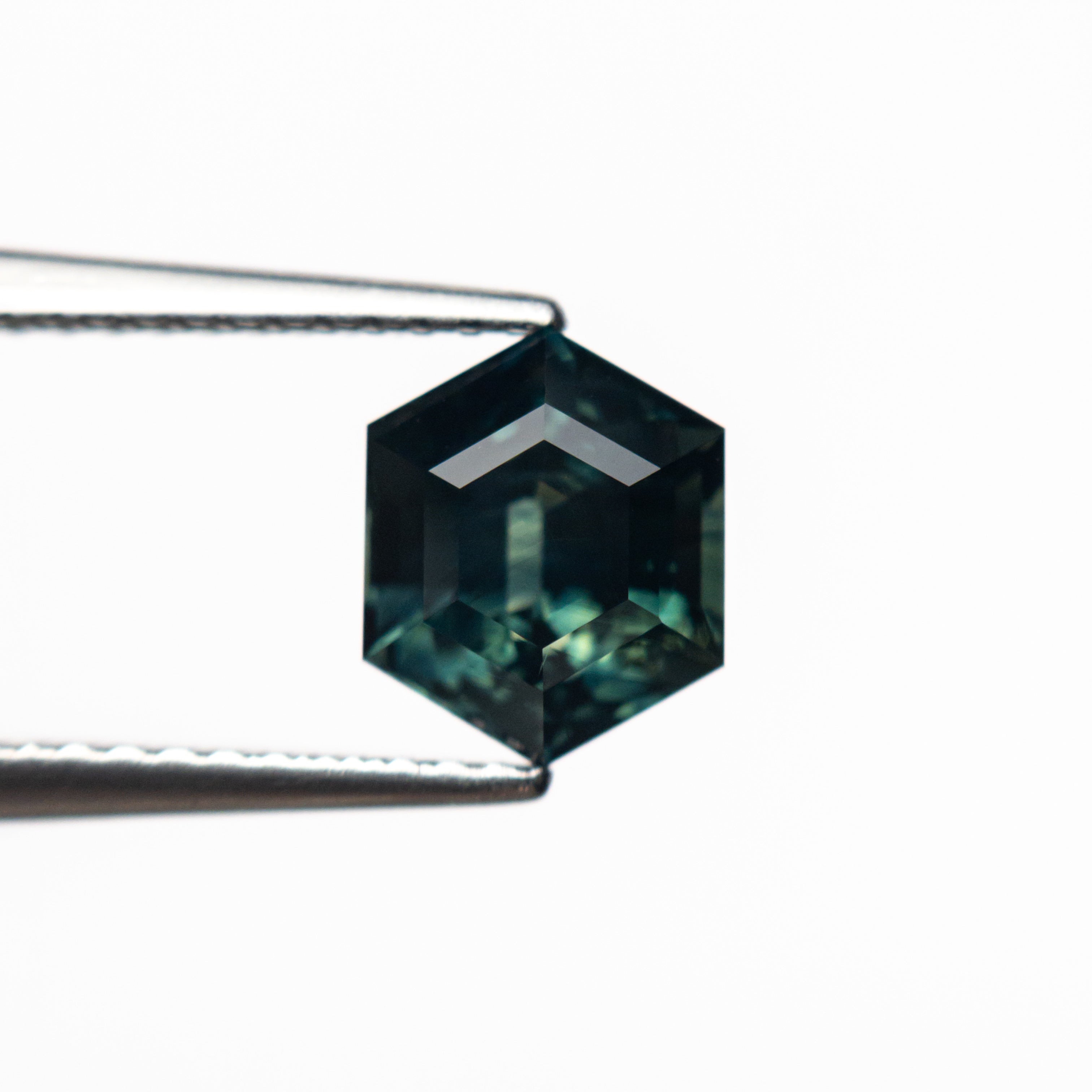 2.00ct 7.75x6.32x5.11mm Hexagon Step Cut Sapphire 26729-01-Staghead Designs