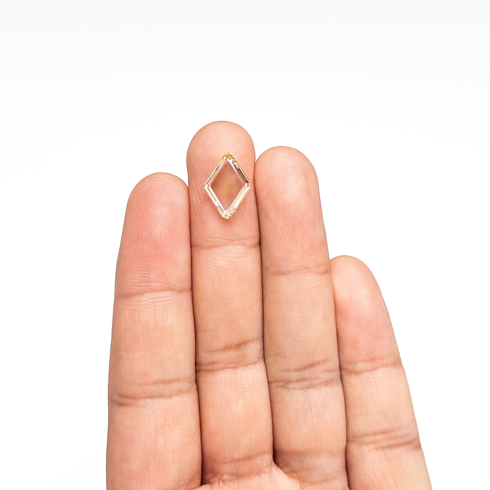 2.80ct 14.00x9.69x2.49mm VS2 Fancy Light Yellow Lozenge Portrait Cut 26757-01-Staghead Designs