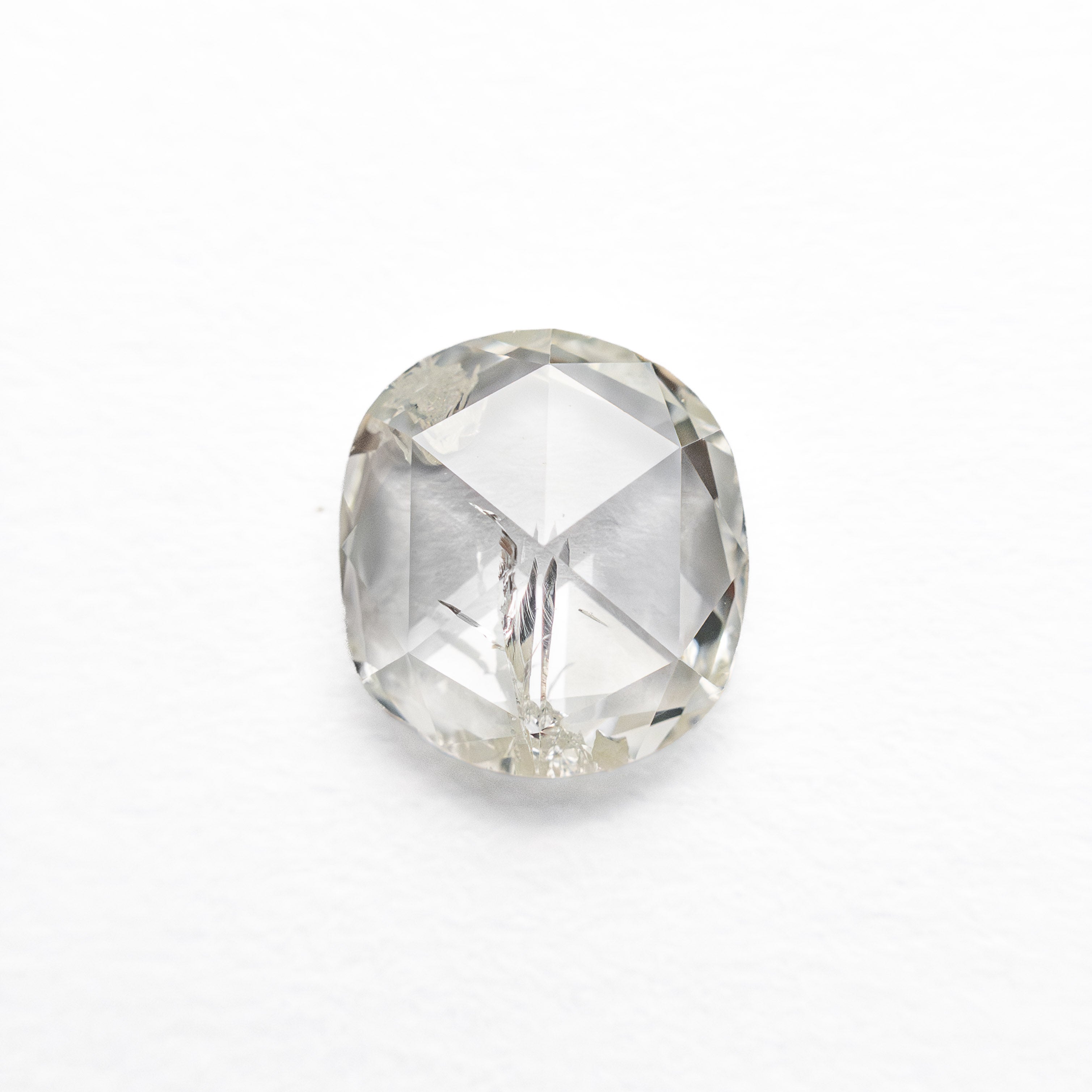 0.94ct 6.92x6.20x2.29mm I2 J Round Rosecut 27066-03-Staghead Designs
