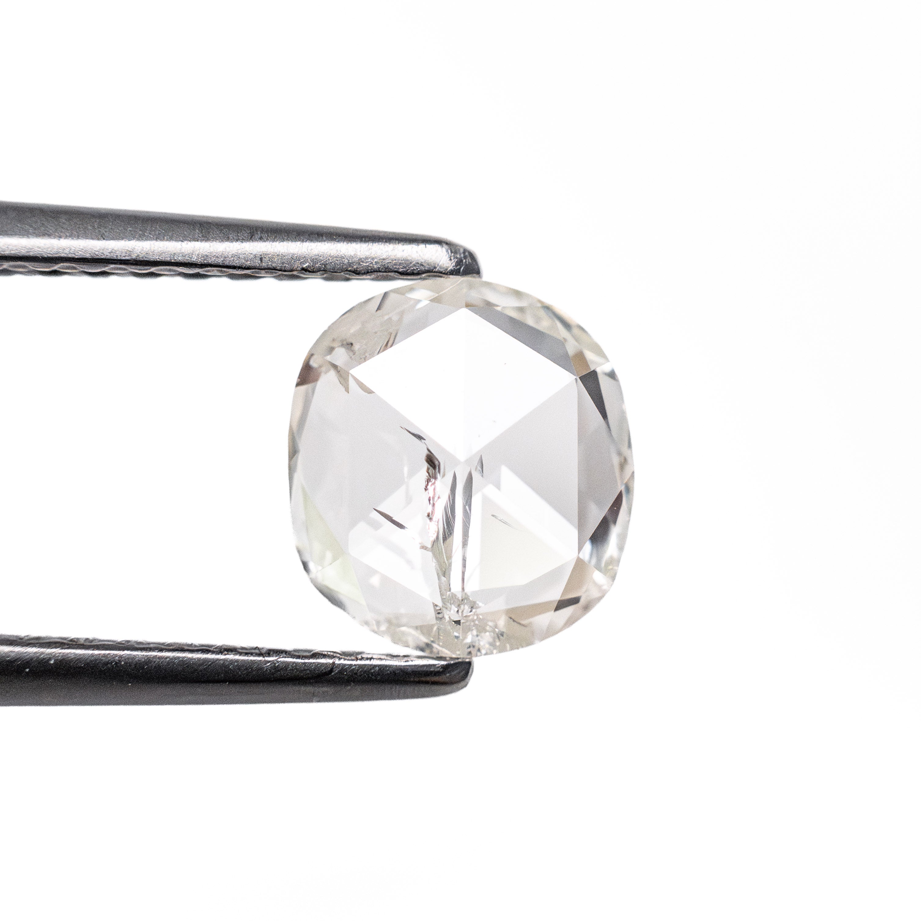 0.94ct 6.92x6.20x2.29mm I2 J Round Rosecut 27066-03-Staghead Designs
