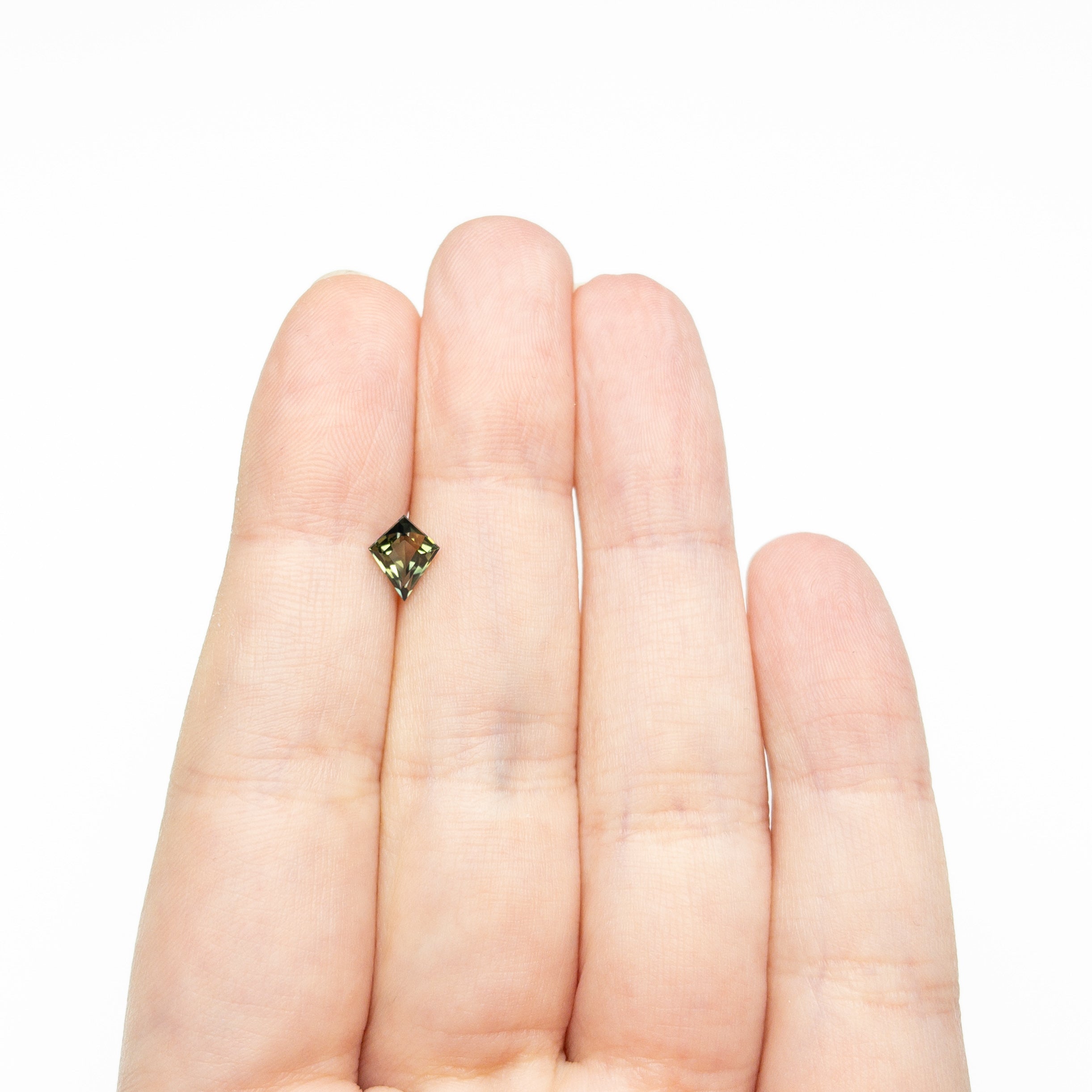 1.02ct 8.39x6.25x3.61mm Kite Step Cut Sapphire 27138-03-Staghead Designs