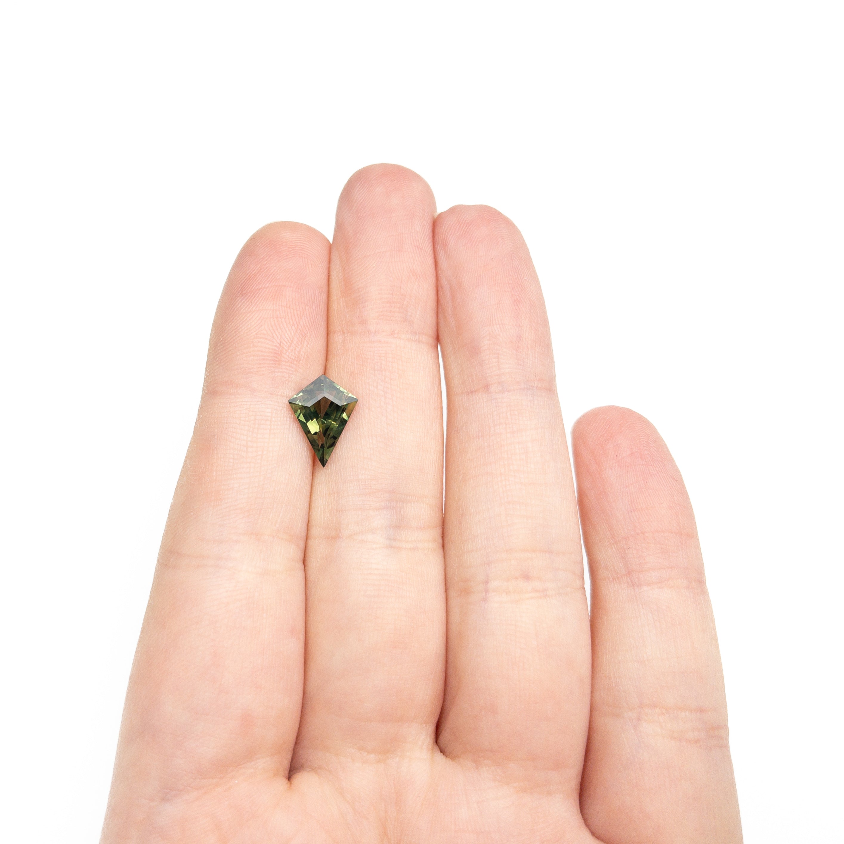 1.80ct 10.56x7.33x4.67mm Kite Step Cut Sapphire 27139-01-Staghead Designs