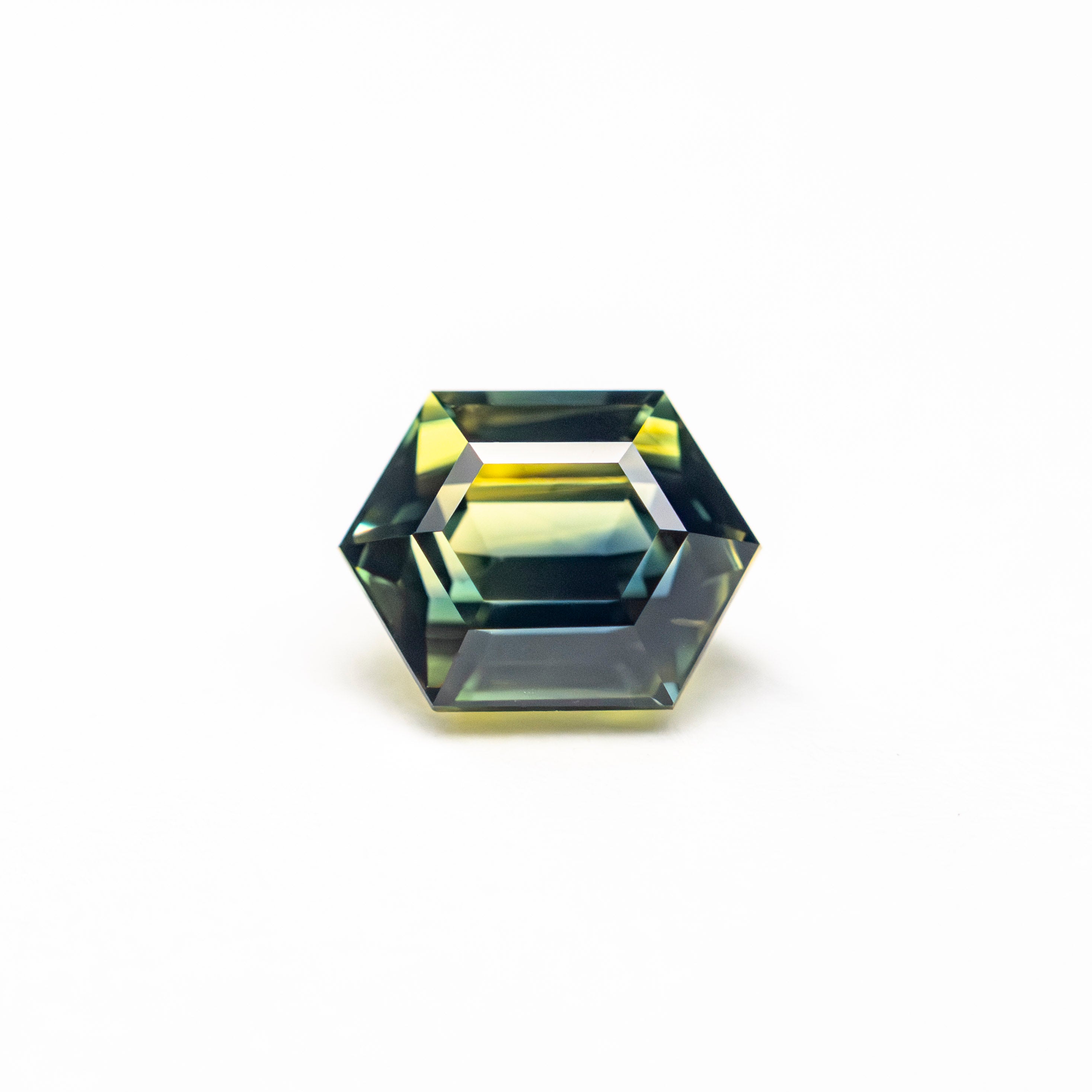 0.97ct 6.36x4.91x3.67mm Hexagon Step Cut Sapphire 27153-01-Staghead Designs