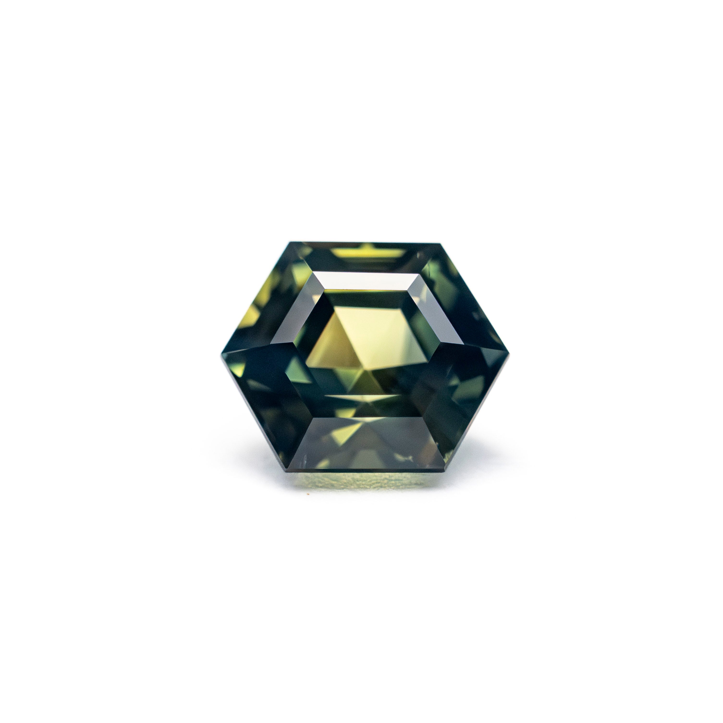 1.19ct 6.67x5.48x4.17mm Hexagon Step Cut Sapphire 27153-03-Staghead Designs