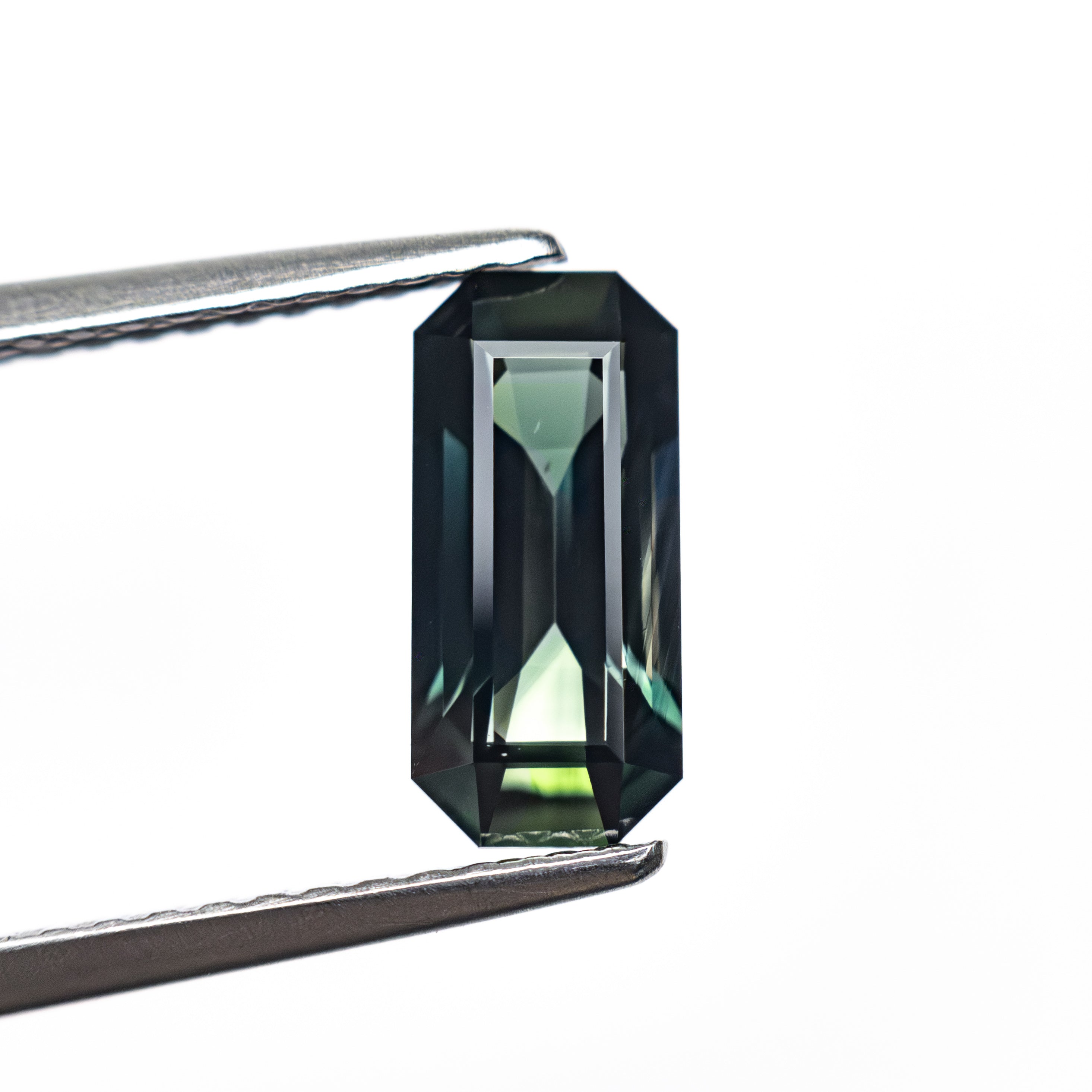 1.38ct 9.66x4.50x3.35mm Cut Corner Rectangle Step Cut Sapphire 27305-01-Staghead Designs