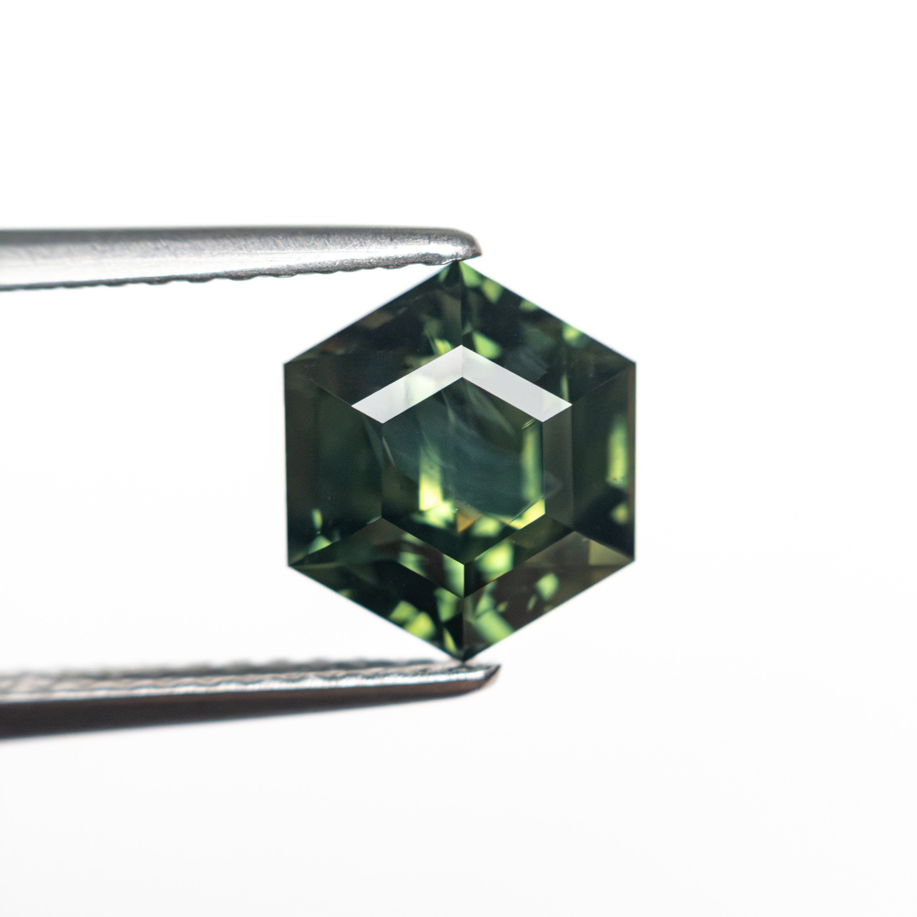 2.21ct 8.35x7.26x4.85mm Hexagon Step Cut Sapphire 27321-01-Staghead Designs