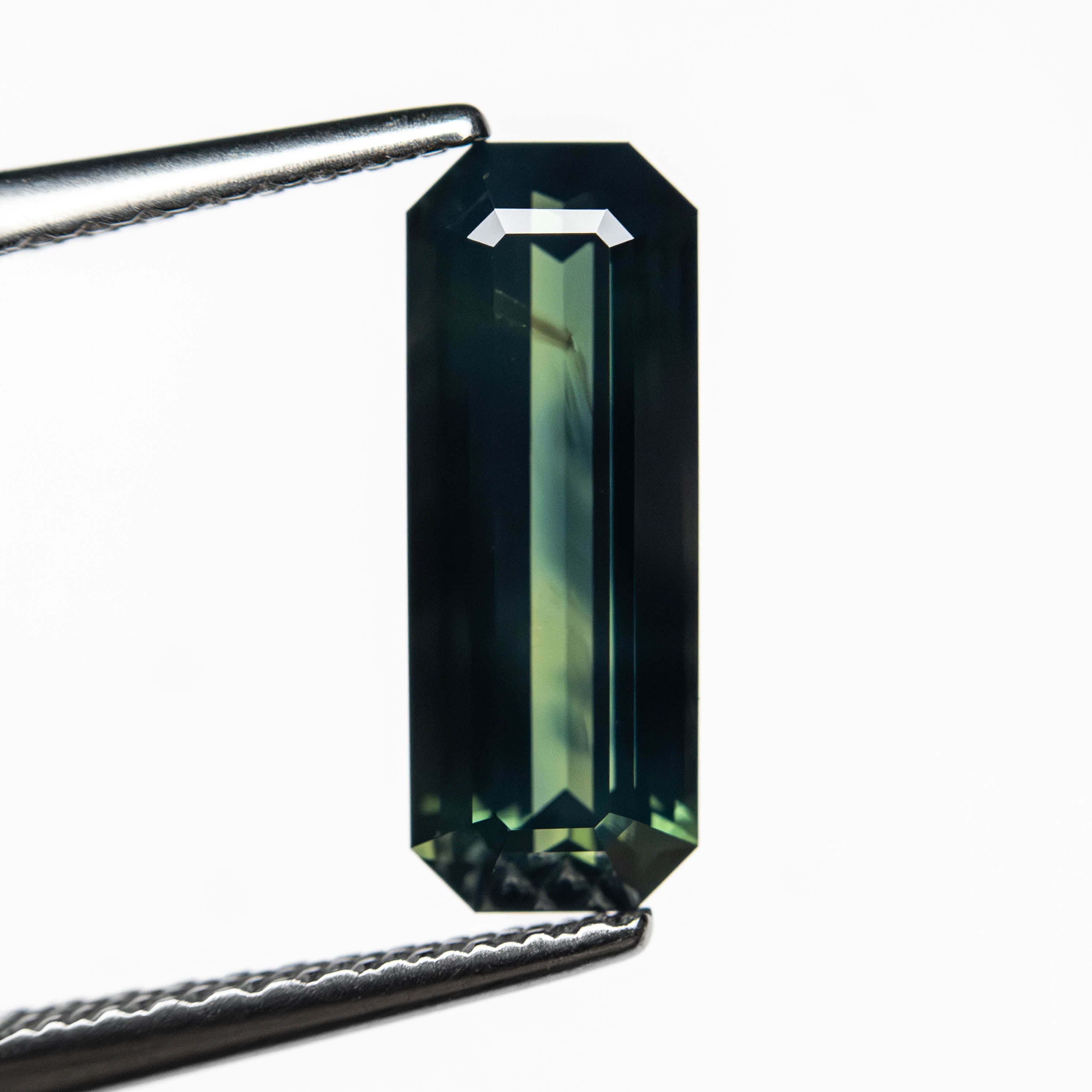 1.82ct 11.63x4.42x3.18mm Cut Corner Rectangle Step Cut Sapphire 27331-01-Staghead Designs