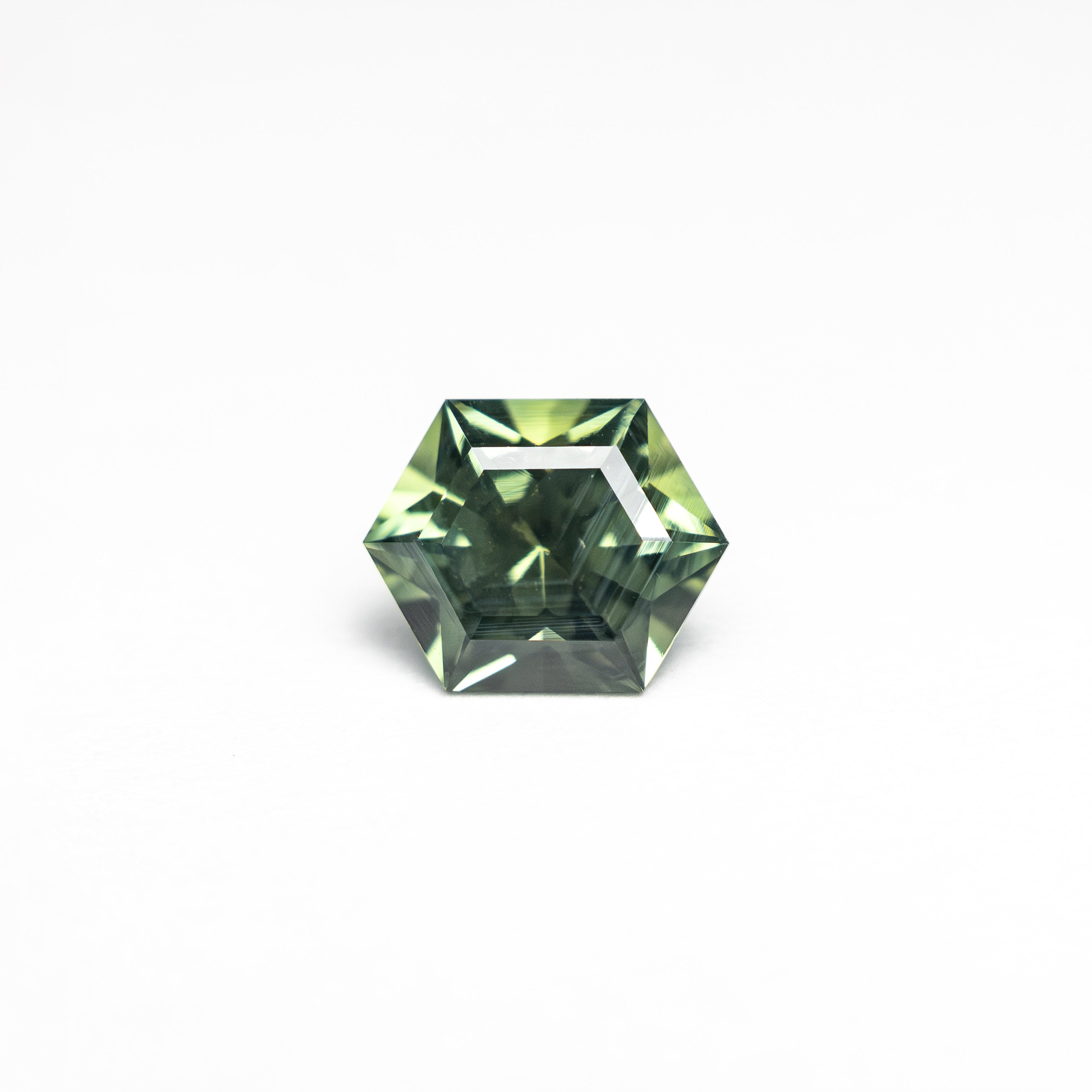 0.79ct 6.32x5.07x3.42mm Hexagon Step Cut Sapphire 27336-02-Staghead Designs