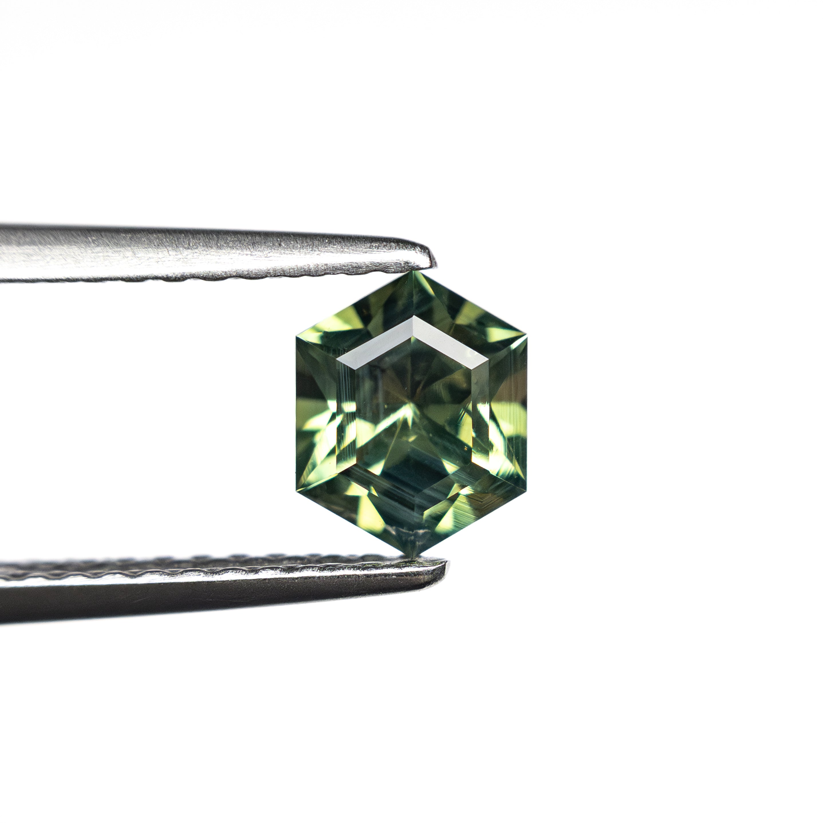 0.79ct 6.32x5.07x3.42mm Hexagon Step Cut Sapphire 27336-02-Staghead Designs
