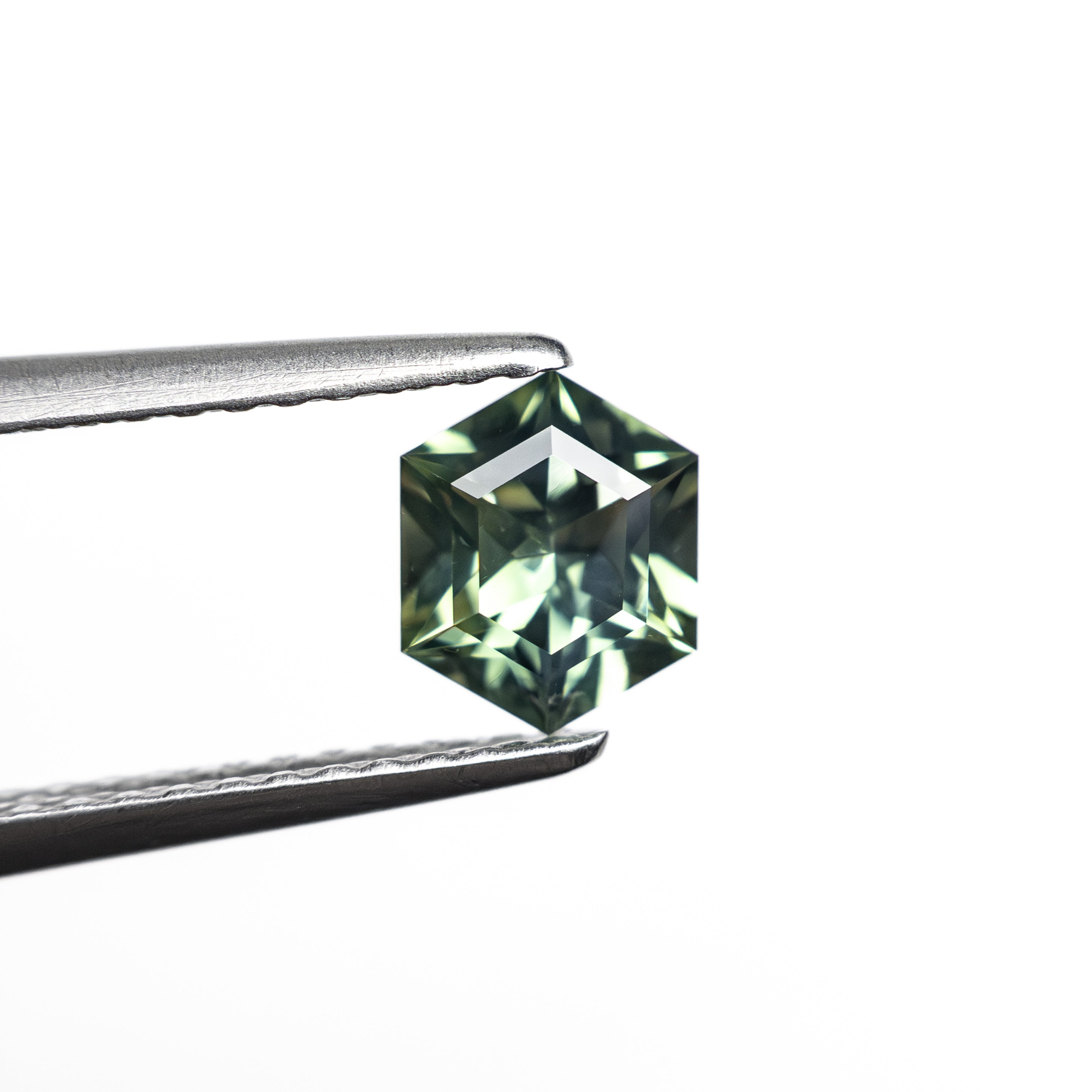 0.72ct 6.26x5.07x3.10mm Hexagon Step Cut Sapphire 27336-07-Staghead Designs