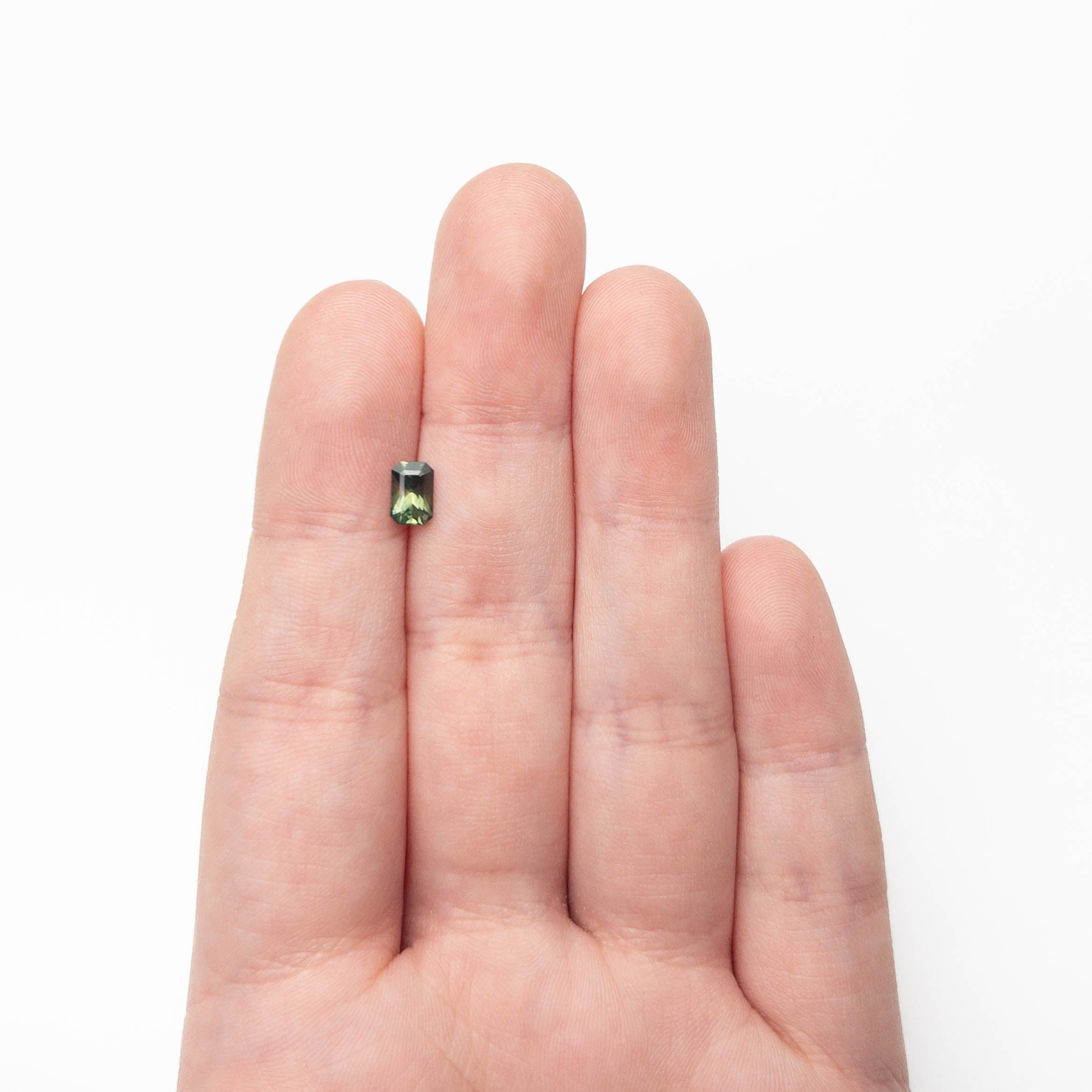 0.82ct 6.36x4.23x3.53mm Cut Corner Rectangle Step Cut Sapphire 27336-37-Staghead Designs
