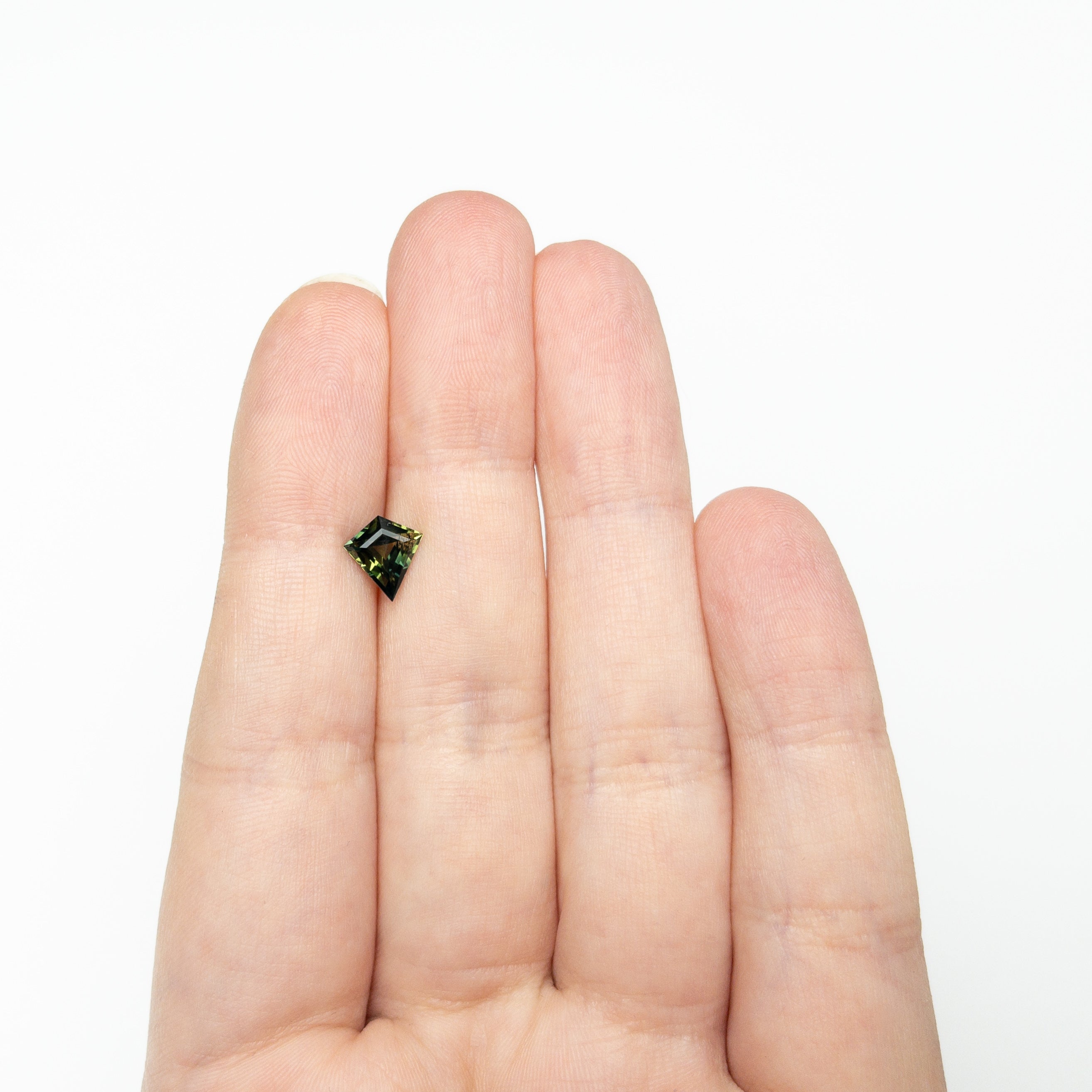 1.22ct 8.21x7.62x3.77mm Kite Step Cut Sapphire 27350-01-Staghead Designs