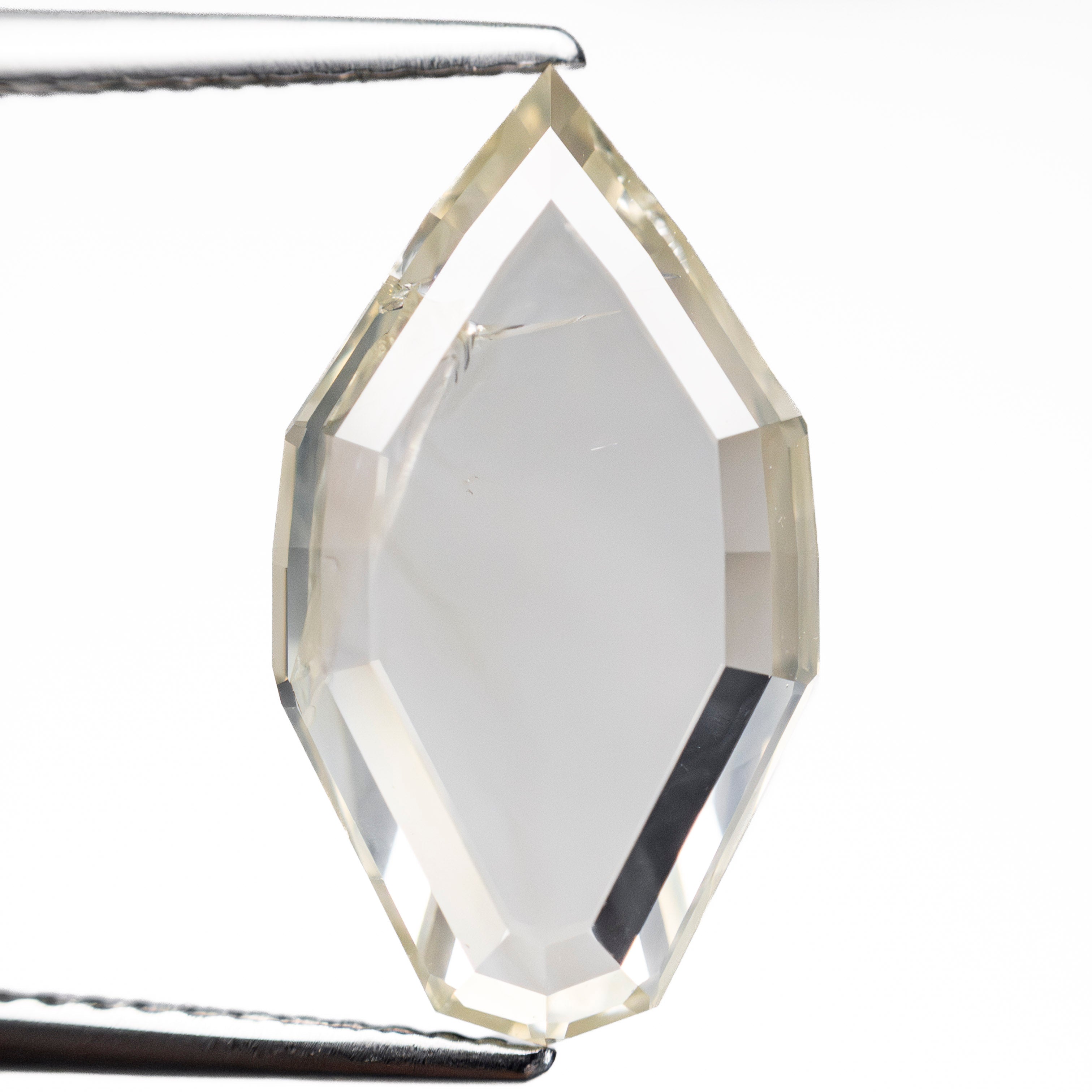 5.02ct 17.21x9.63x3.10mm I2 O-P Geo Shield Portrait Cut 27411-01-Staghead Designs