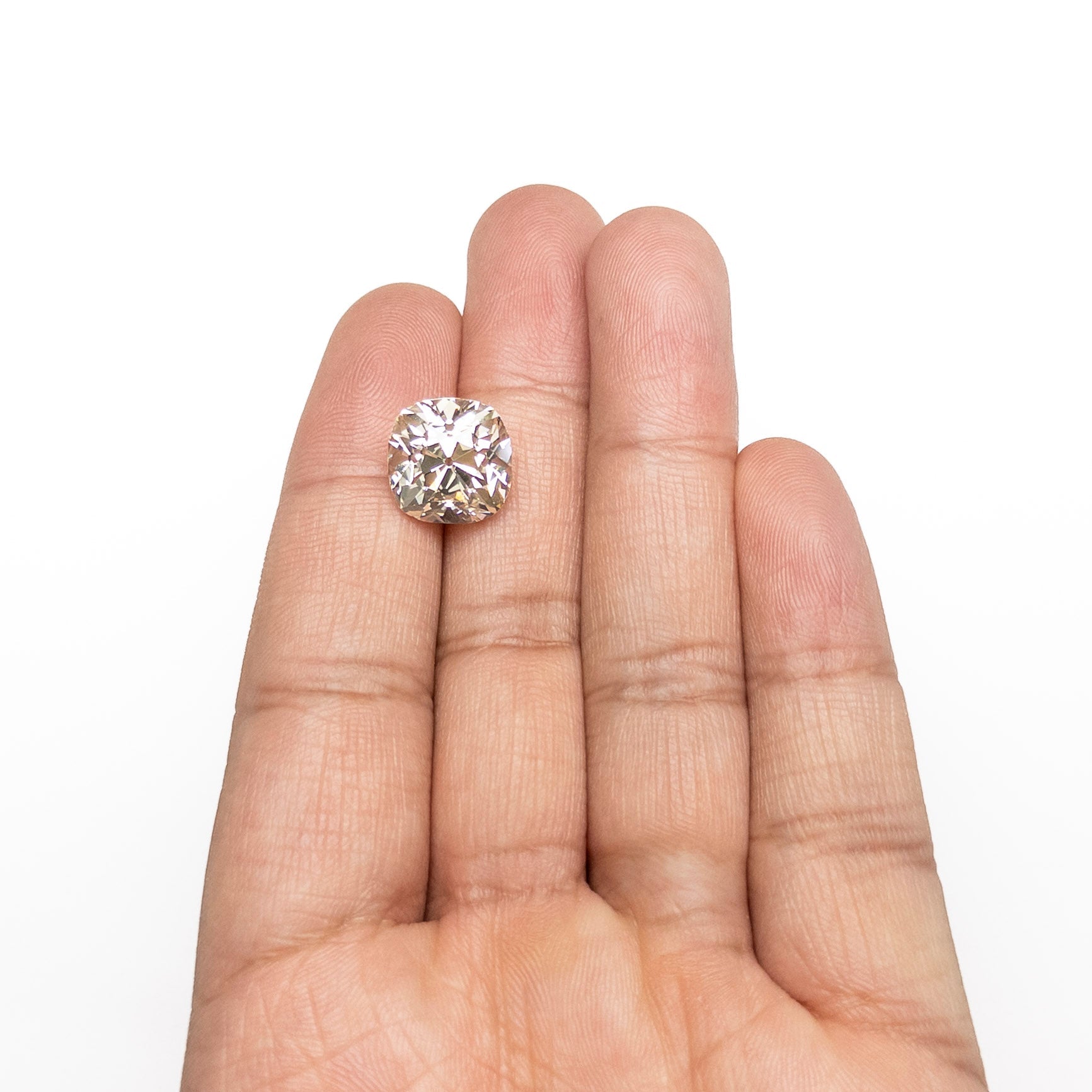 8.86ct 12.26x12.17x9.14mm GIA VS2 S-T Antique Old Mine Cut 27425-01-Staghead Designs