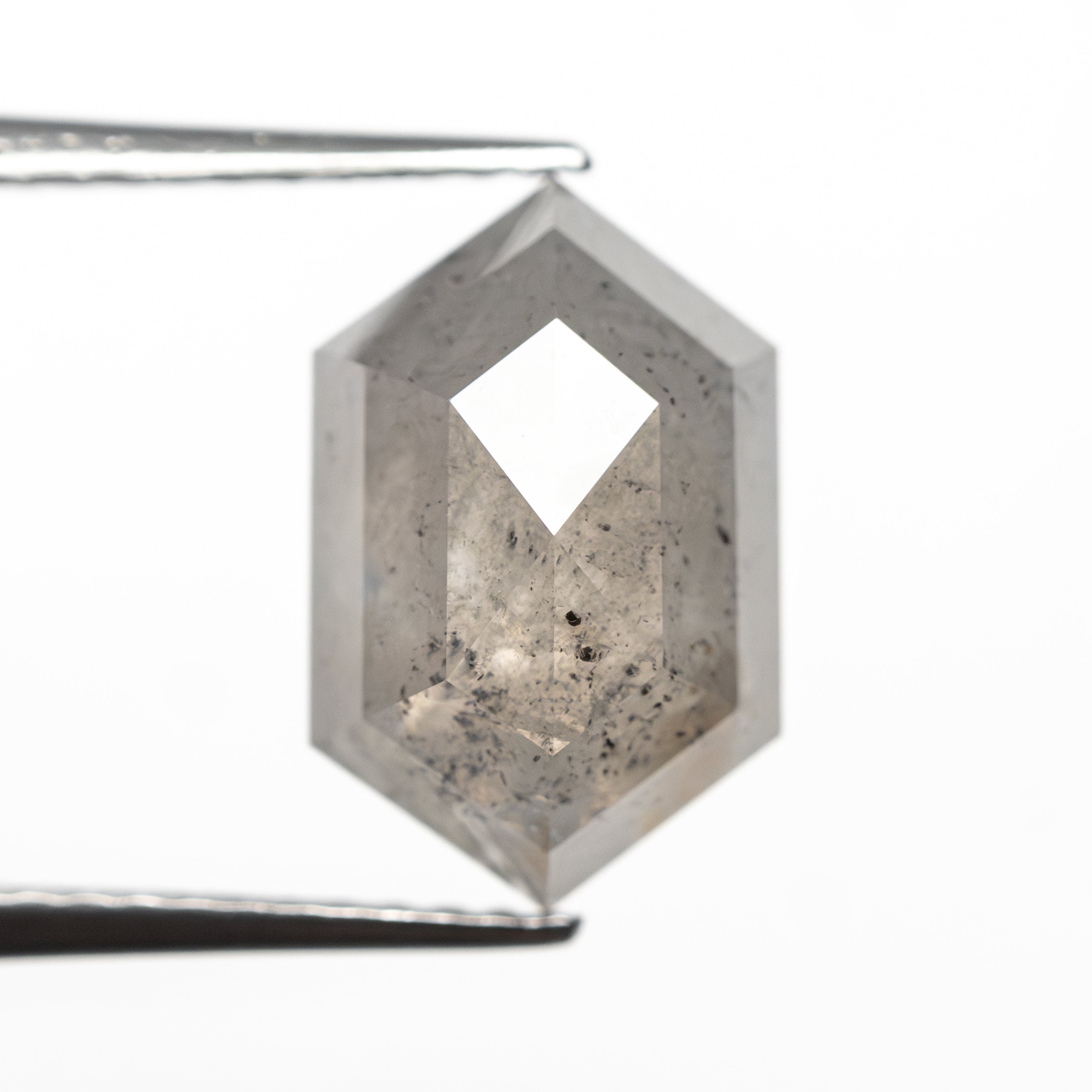 3.79ct 11.69x7.54x4.75mm Hexagon Rosecut 27536-08-Staghead Designs