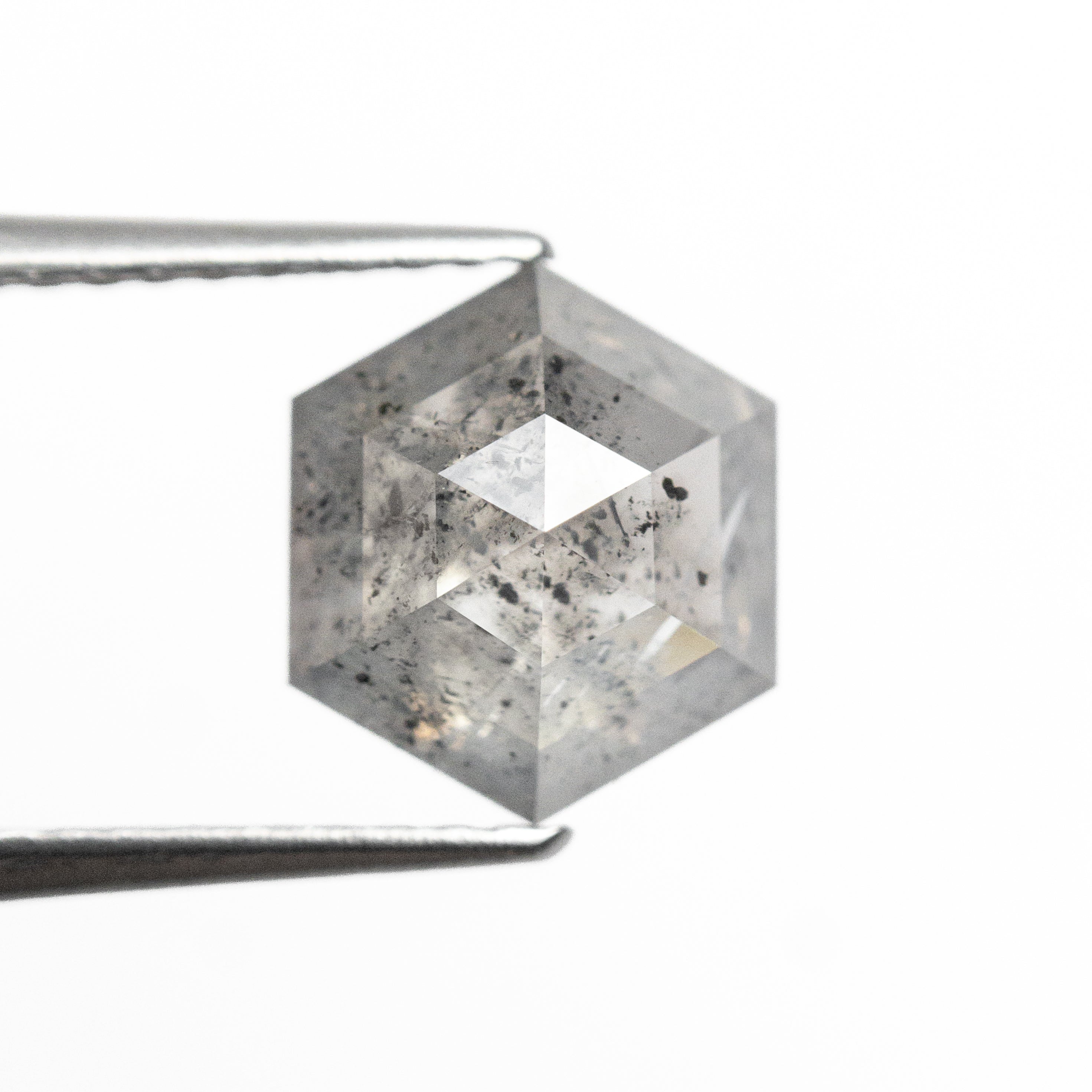 2.11ct 8.53x7.39x4.18mm Hexagon Rosecut 27536-25-Staghead Designs