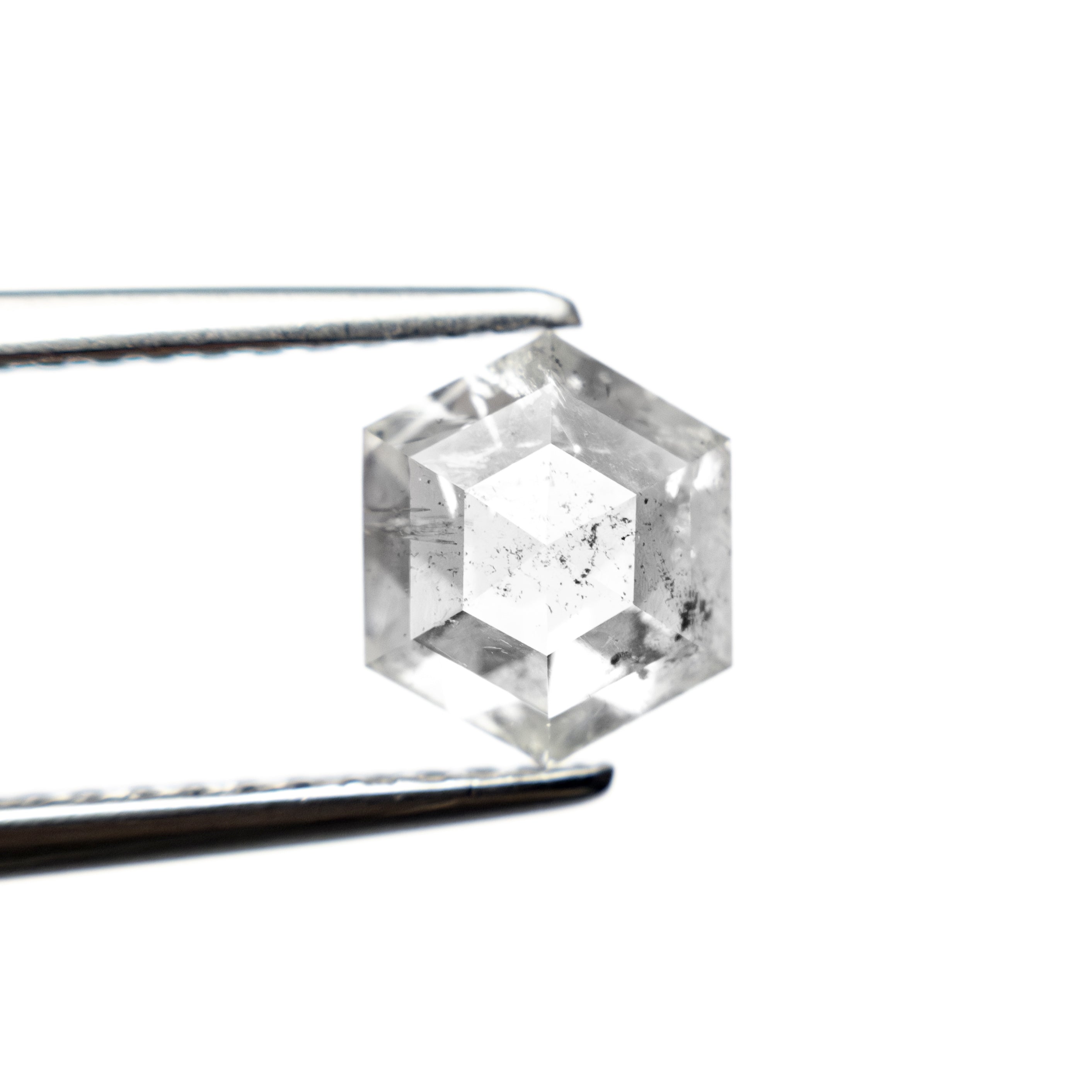 1.37ct 7.22x6.22x3.61mm Hexagon Rosecut 27536-41-Staghead Designs