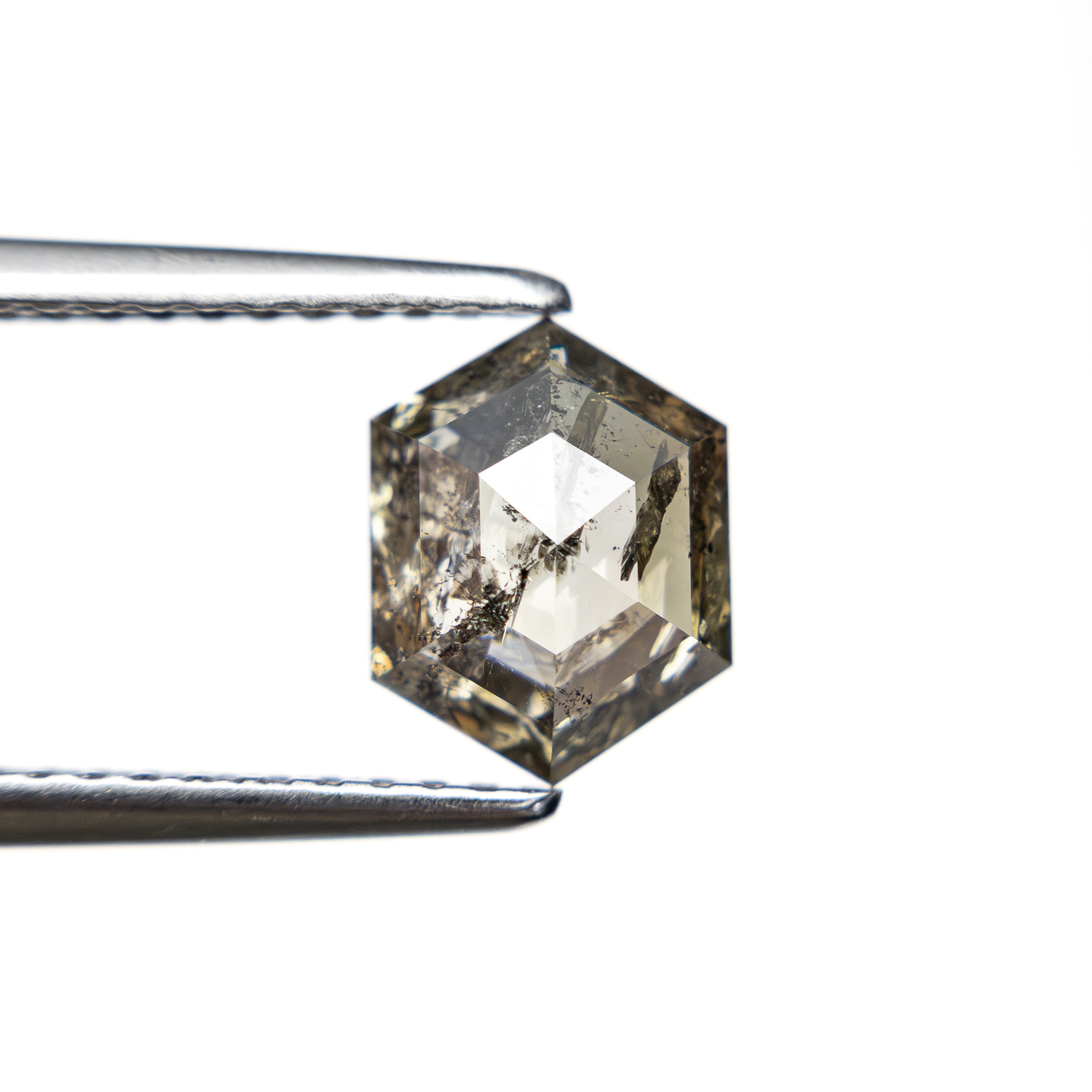 1.09ct 7.93x6.14x2.77mm Hexagon Rosecut 27537-07-Staghead Designs