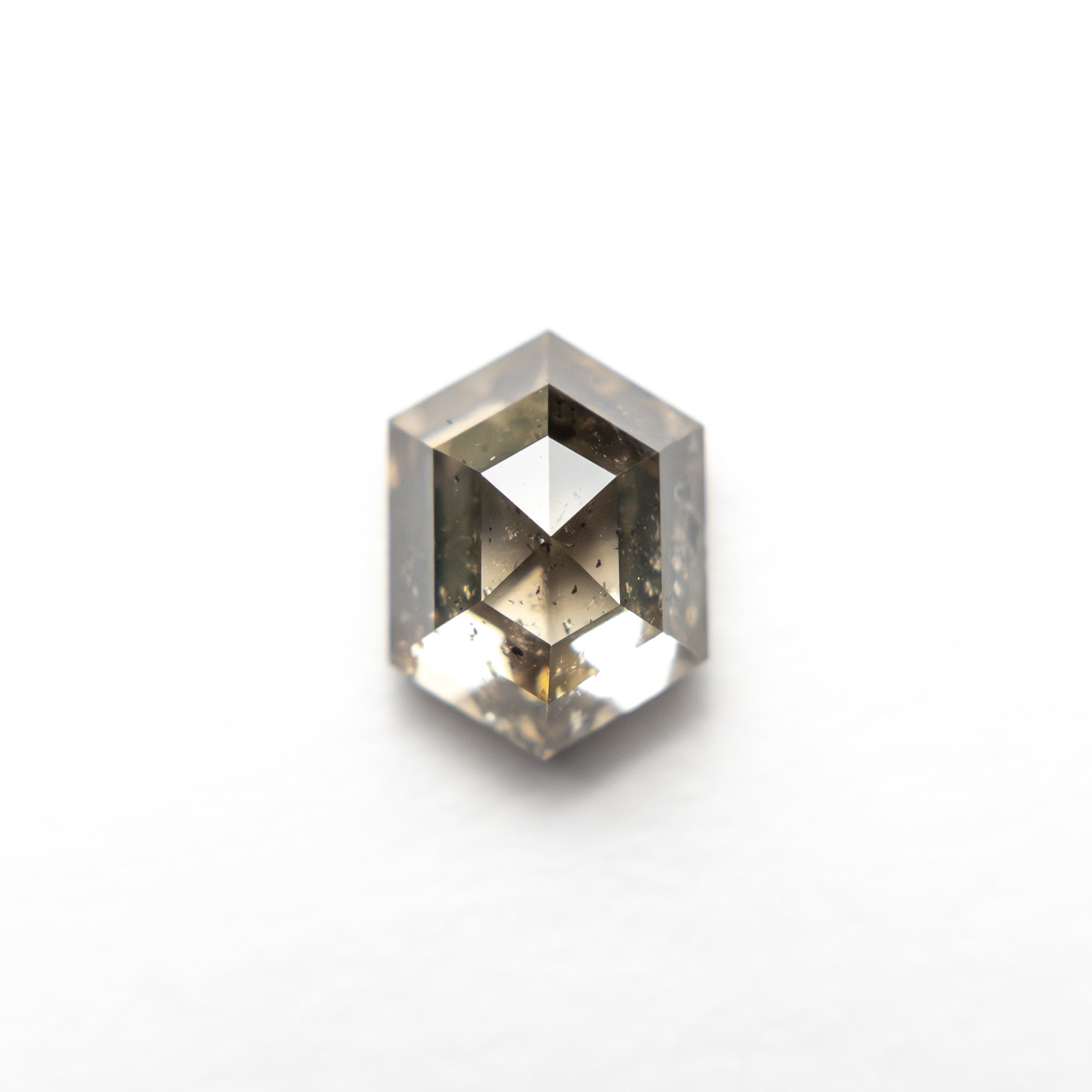1.26ct 7.09x5.30x3.92mm Hexagon Rosecut 27537-38-Staghead Designs