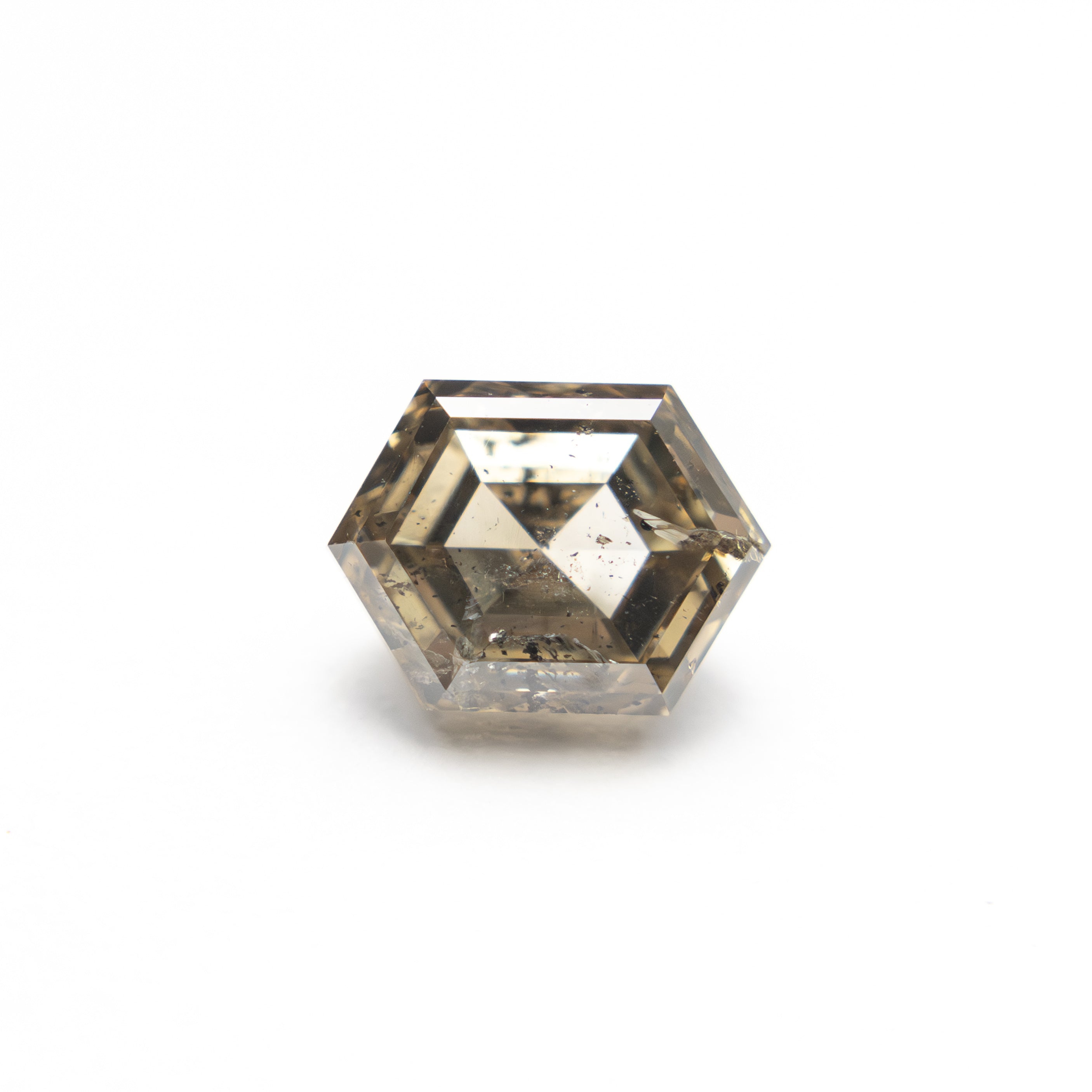 1.26ct 7.09x5.30x3.92mm Hexagon Rosecut 27537-38-Staghead Designs