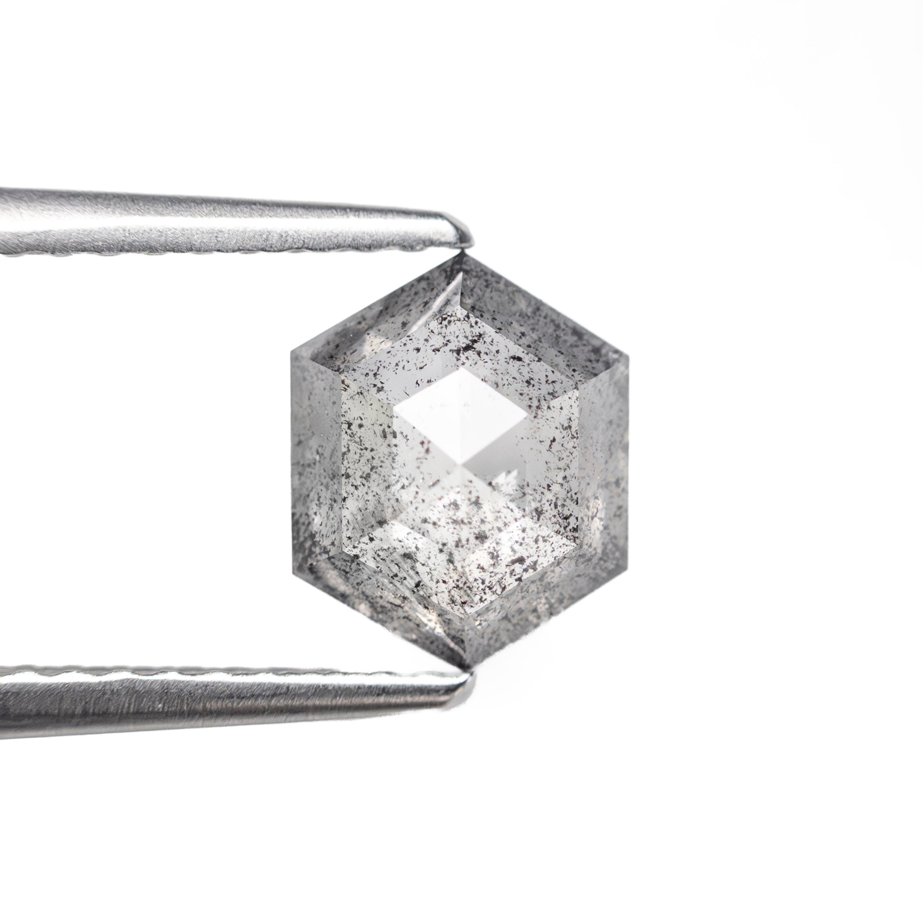 1.11ct 7.71x6.23x2.93mm Hexagon Rosecut 27538-57-Staghead Designs